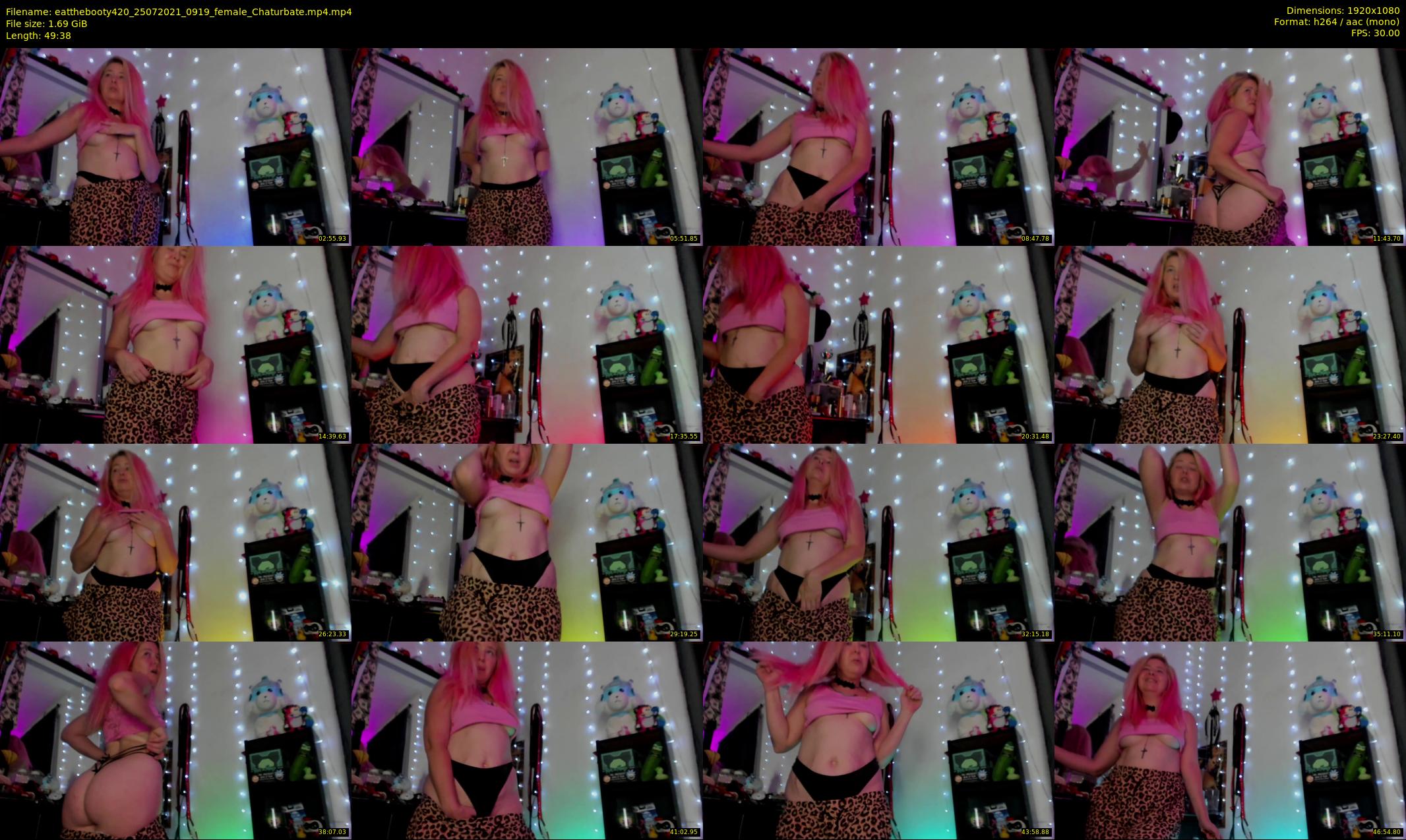 eatthebooty420 — 50 minute Chaturbate female cam show recording, 1080p, Jul 25, 2021