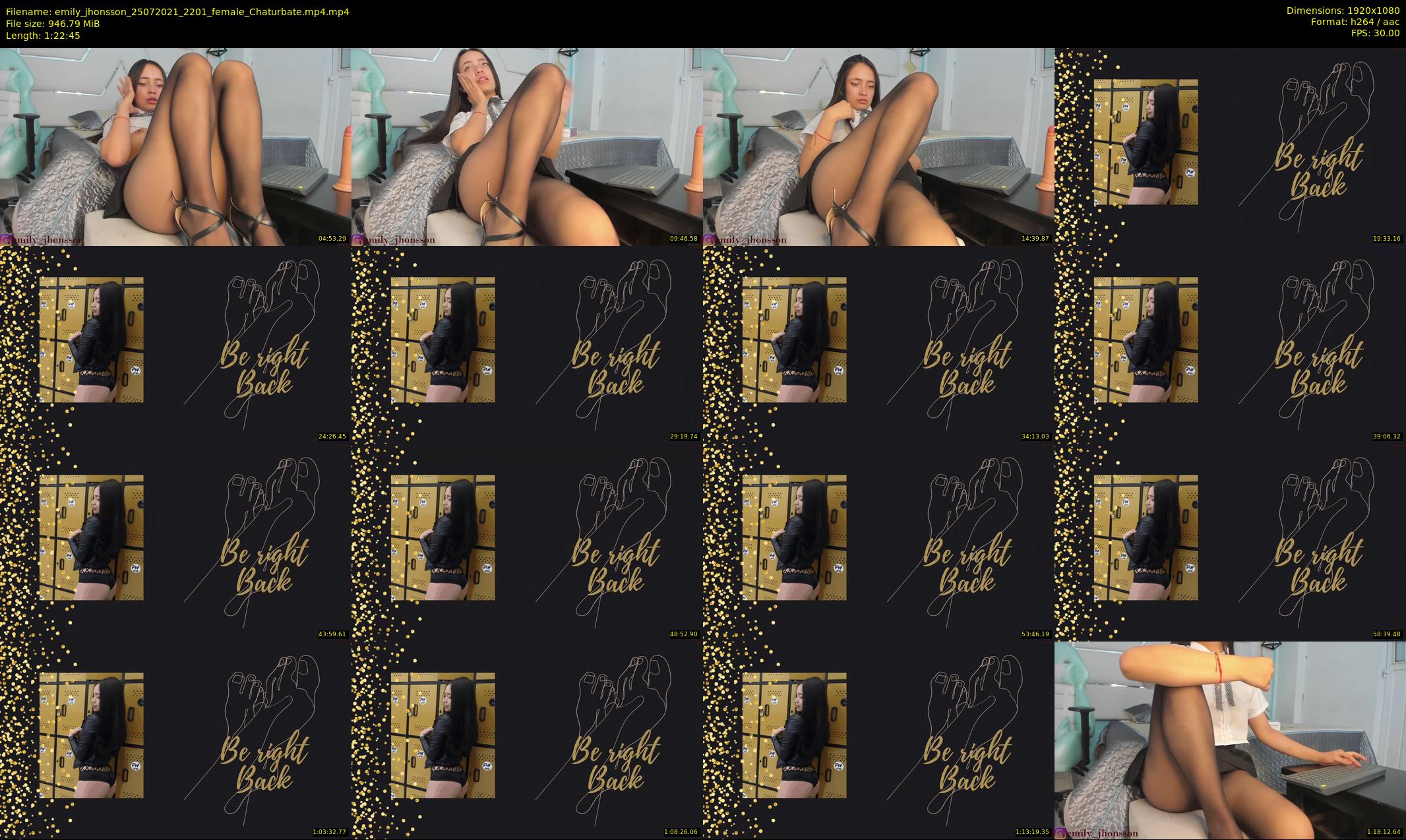emily_jhonsson — 83 minute Chaturbate female cam show recording, 1080p, Jul 25, 2021
