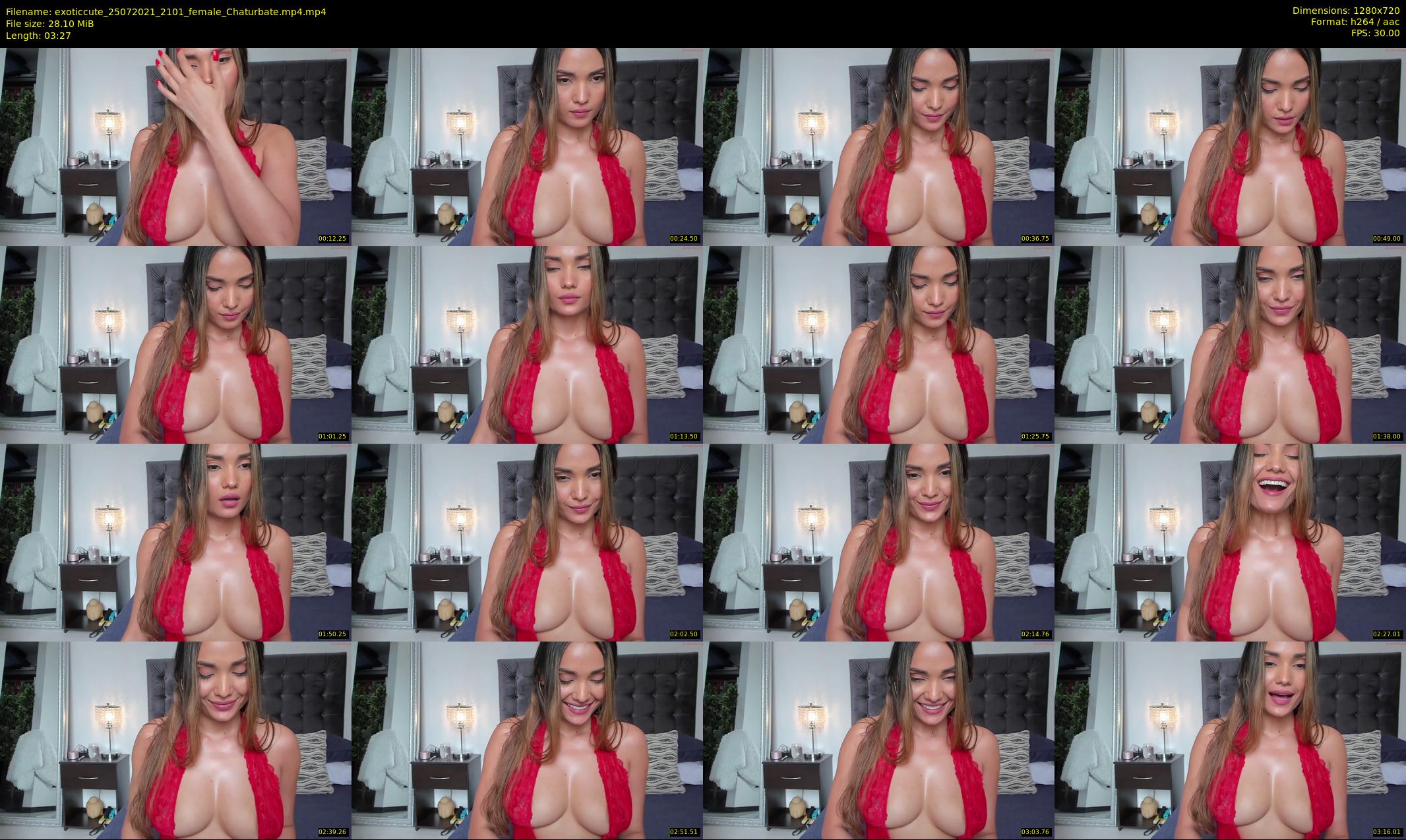 exoticcute — 4 minute Chaturbate female cam show recording, 720p, Jul 25, 2021