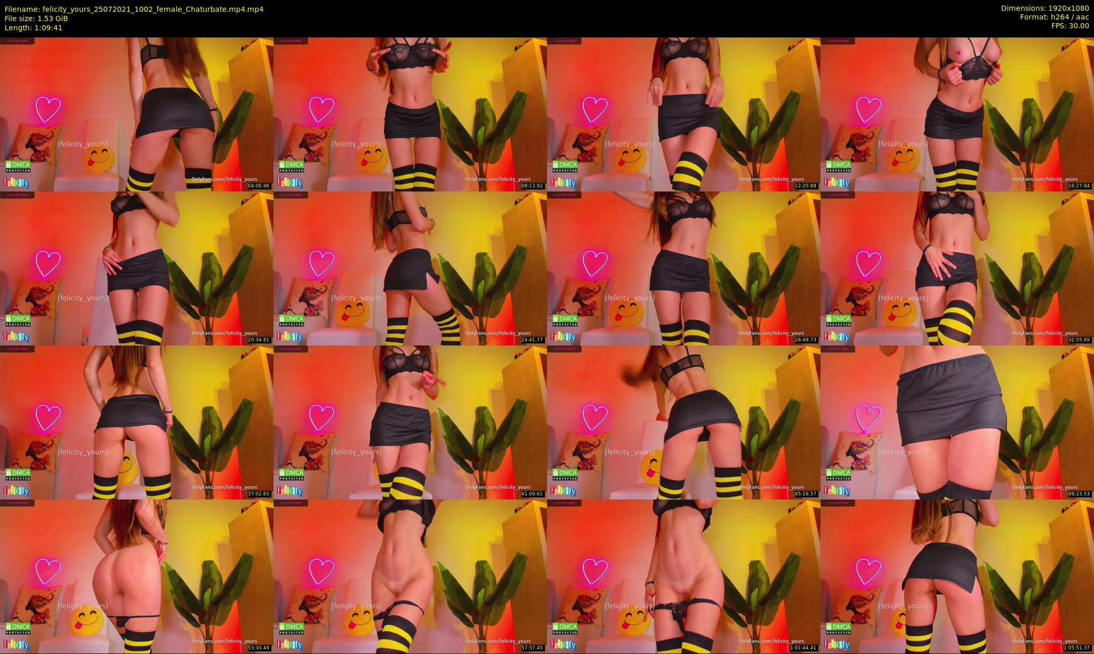 felicity_yours — 70 minute Chaturbate female cam show recording, 1080p, Jul 25, 2021