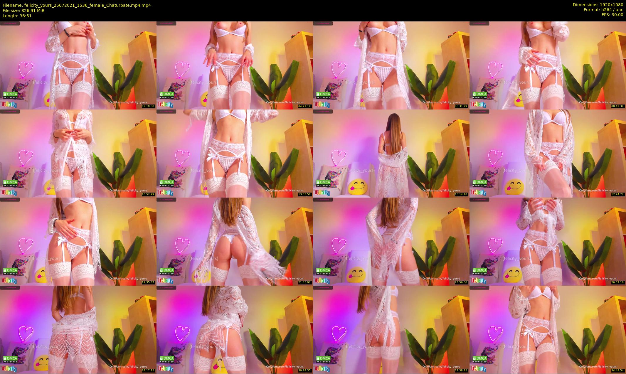 felicity_yours — 37 minute Chaturbate female cam show recording, 1080p, Jul 25, 2021