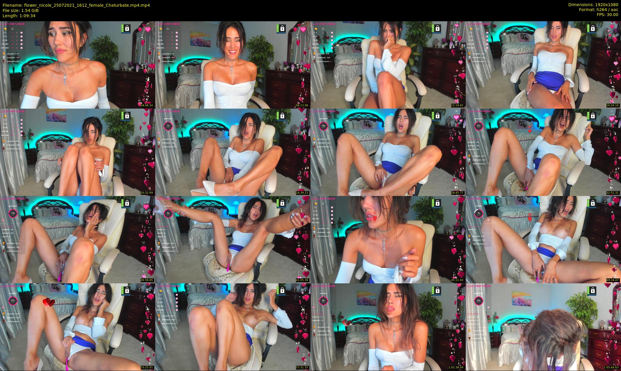 flower_nicole — 70 minute Chaturbate female cam show recording, 1080p, Jul 25, 2021