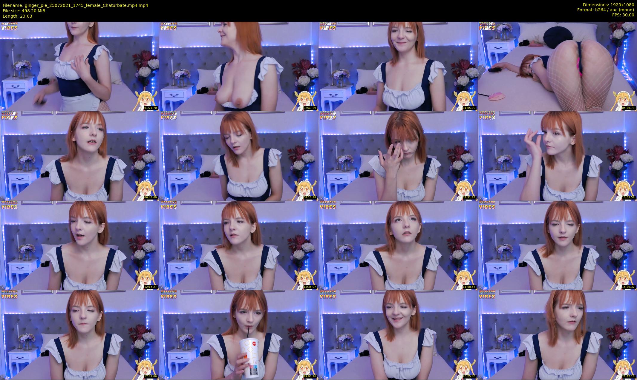 ginger_pie — 24 minute Chaturbate female cam show recording, 1080p, Jul 25, 2021