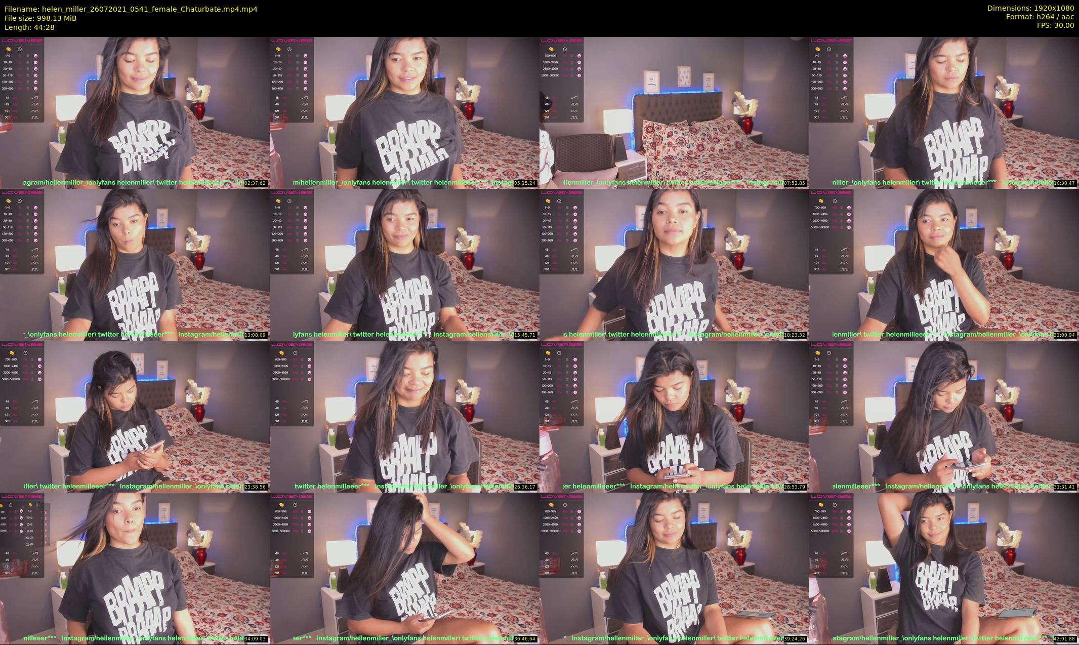 helen_miller — 45 minute Chaturbate female cam show recording, 1080p, Jul 26, 2021