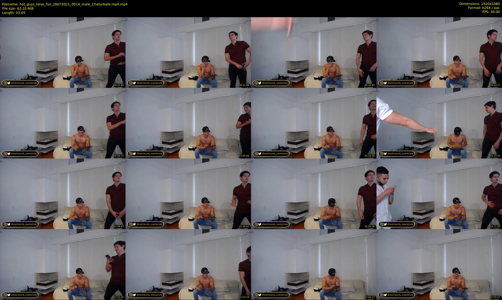 hot_guys_have_fun — 4 minute Chaturbate male cam show recording, 1080p, Jul 26, 2021