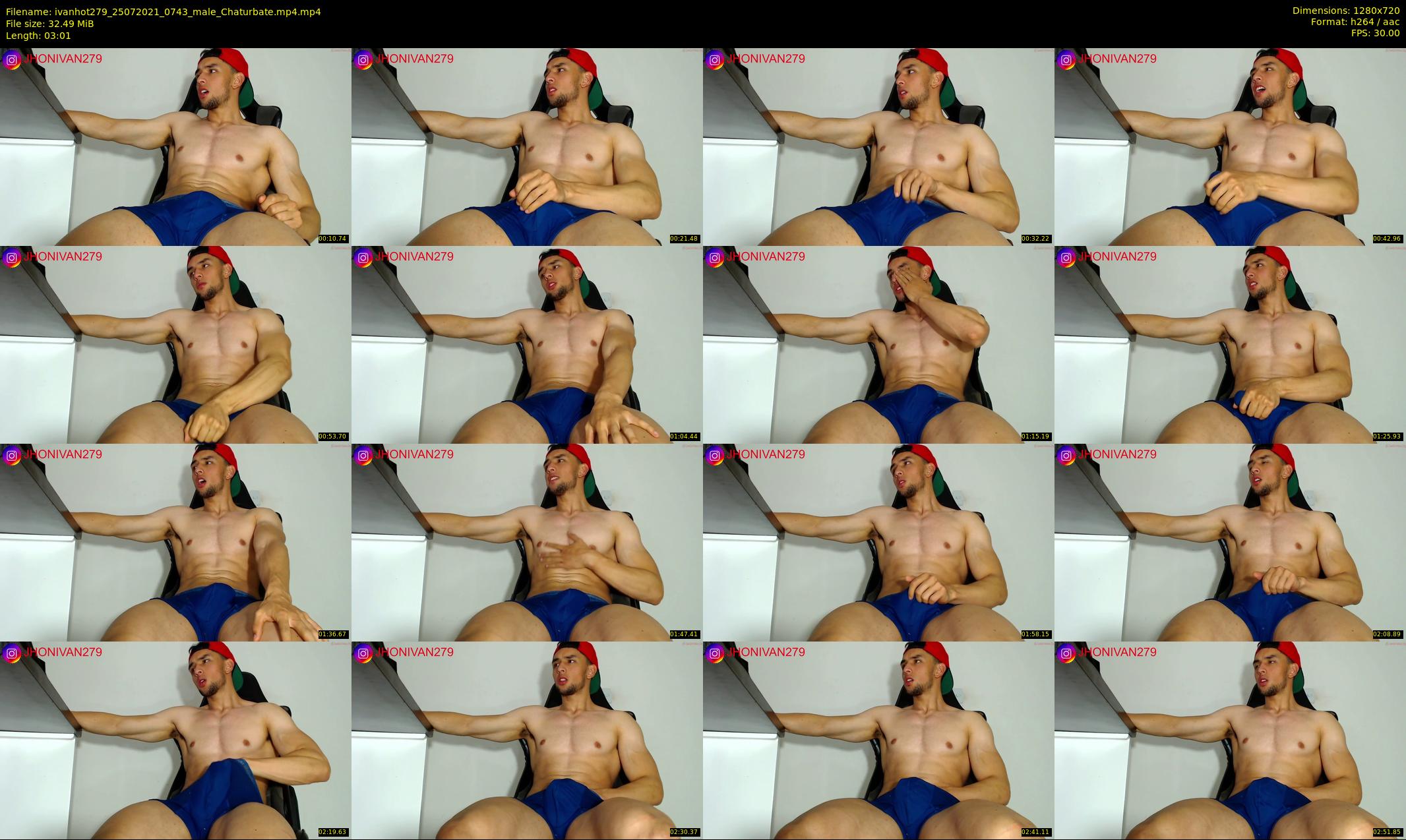 ivanhot279 — 4 minute Chaturbate male cam show recording, 720p, Jul 25, 2021
