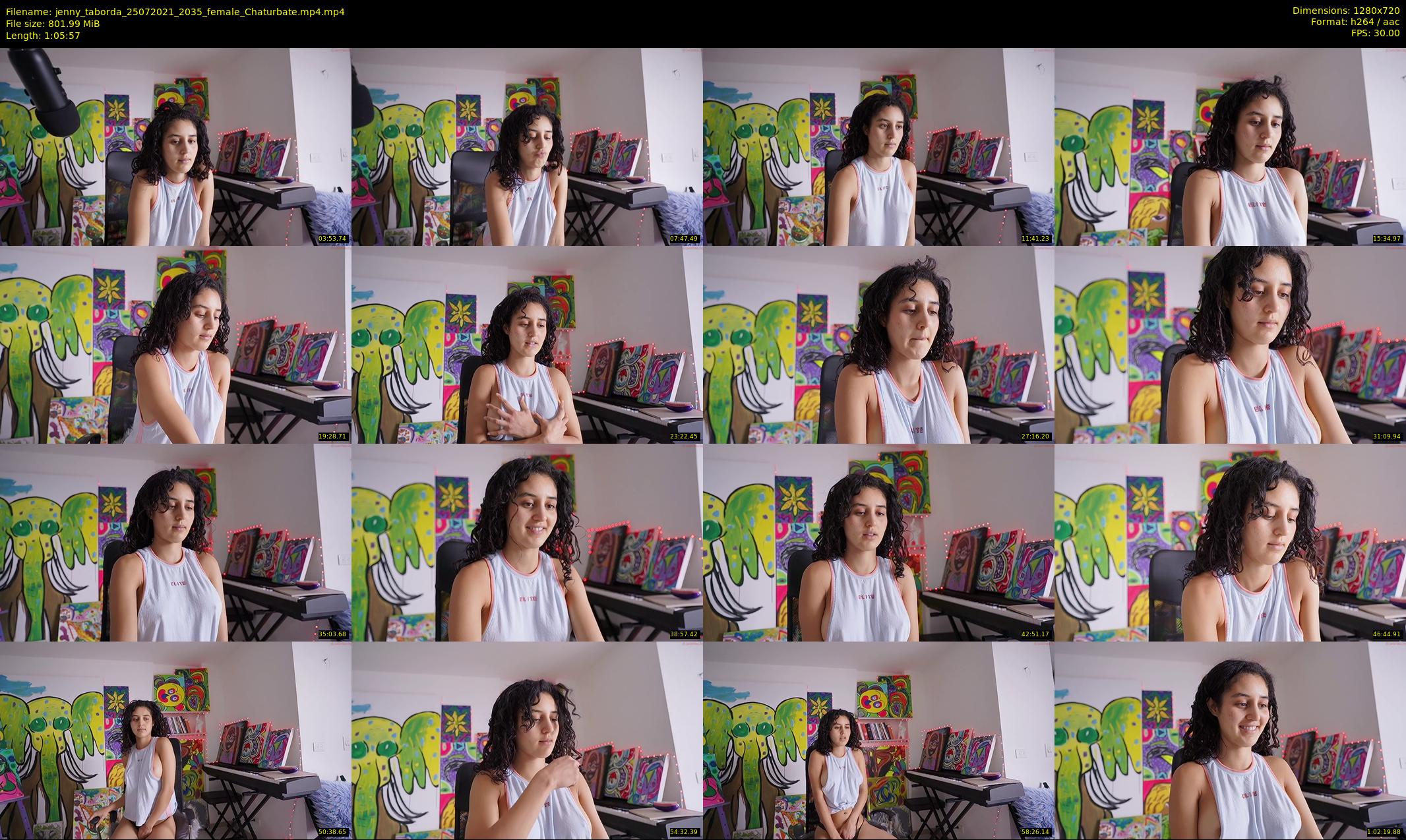 jenny_taborda — 66 minute Chaturbate female cam show recording, 720p, Jul 25, 2021