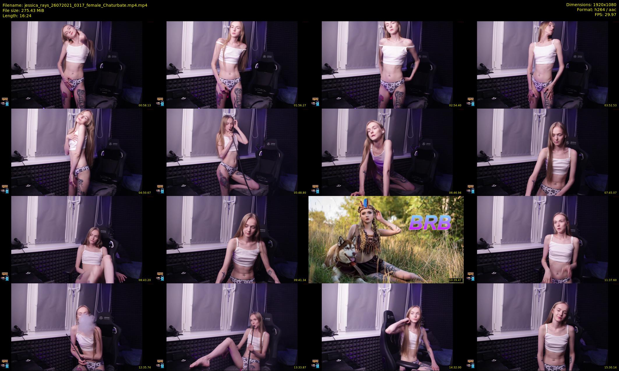 jessica_rays — 17 minute Chaturbate couple cam show recording, 1080p, Jul 26, 2021