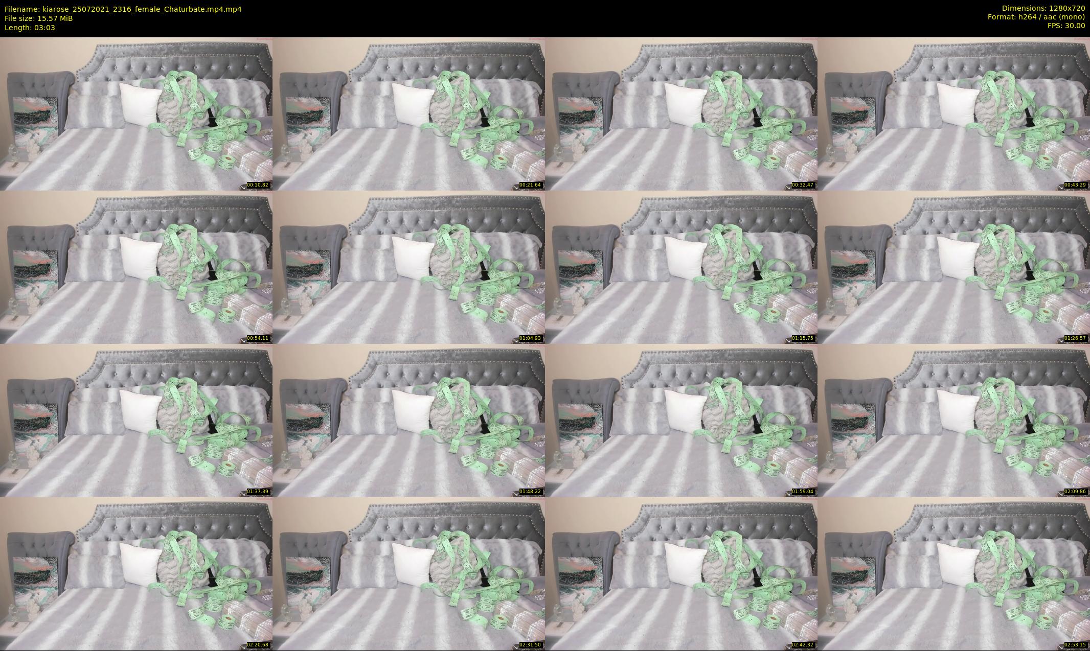 kiarose — 4 minute Chaturbate female cam show recording, 720p, Jul 25, 2021