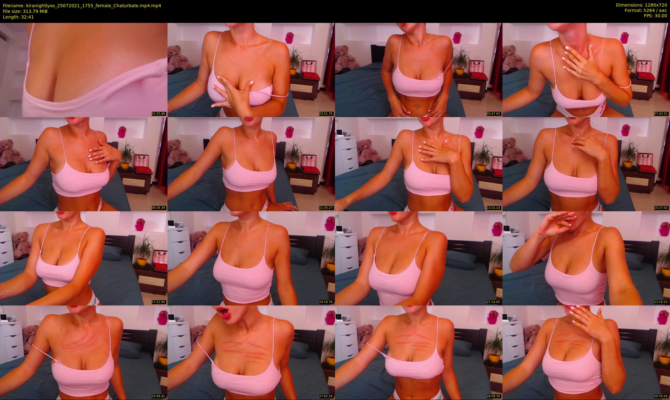 kiranightlyxo — 33 minute Chaturbate female cam show recording, 720p, Jul 25, 2021