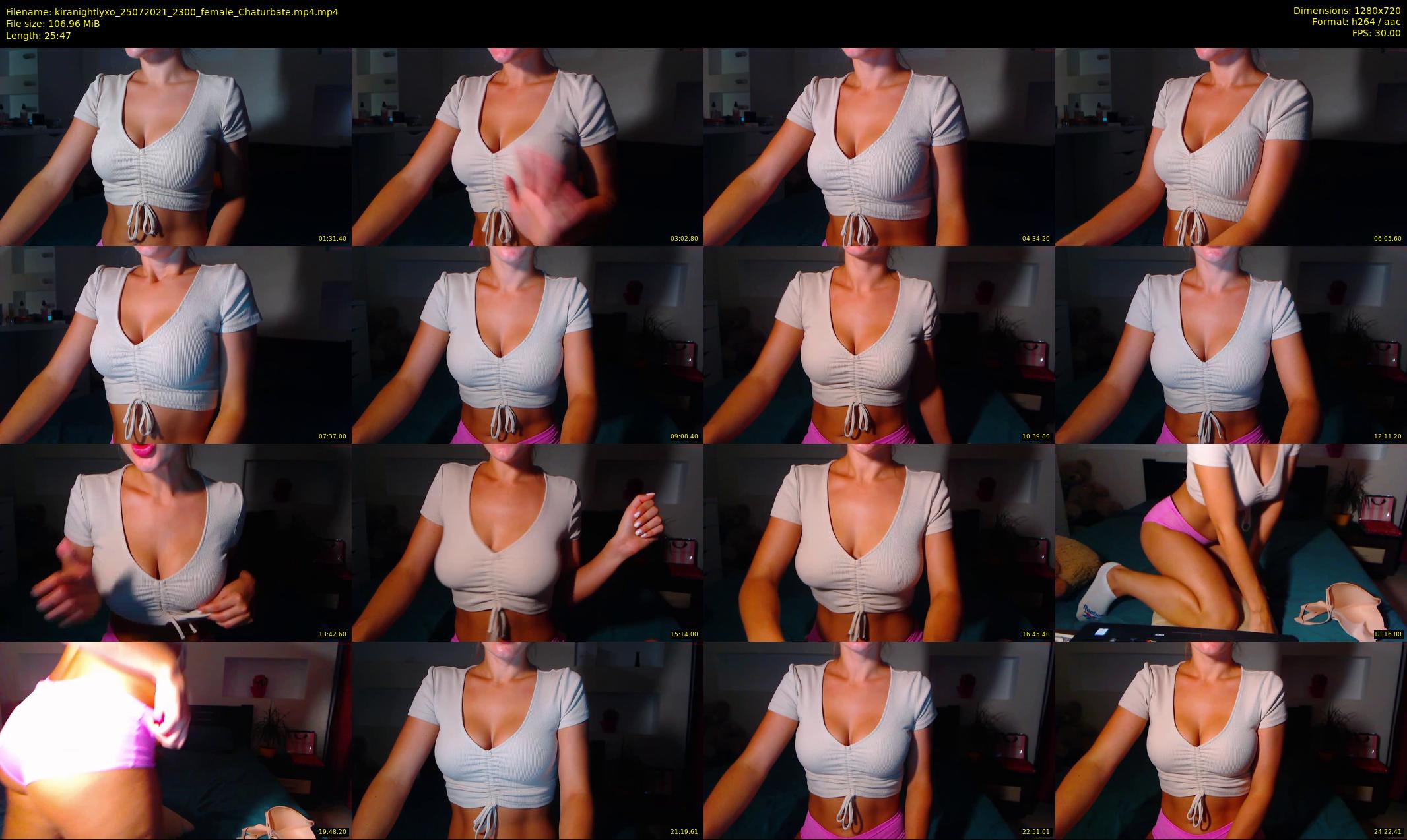 kiranightlyxo — 26 minute Chaturbate female cam show recording, 720p, Jul 25, 2021