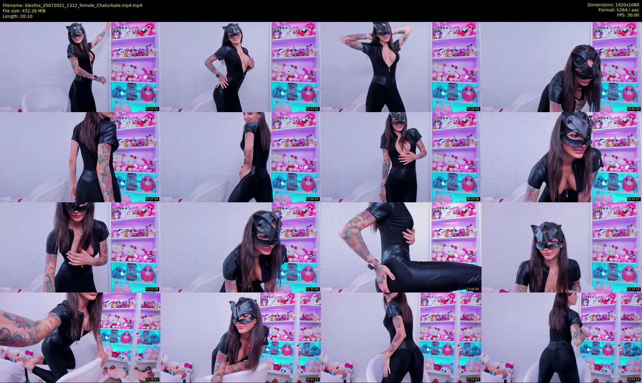 kleofox — 21 minute Chaturbate female cam show recording, 1080p, Jul 25, 2021