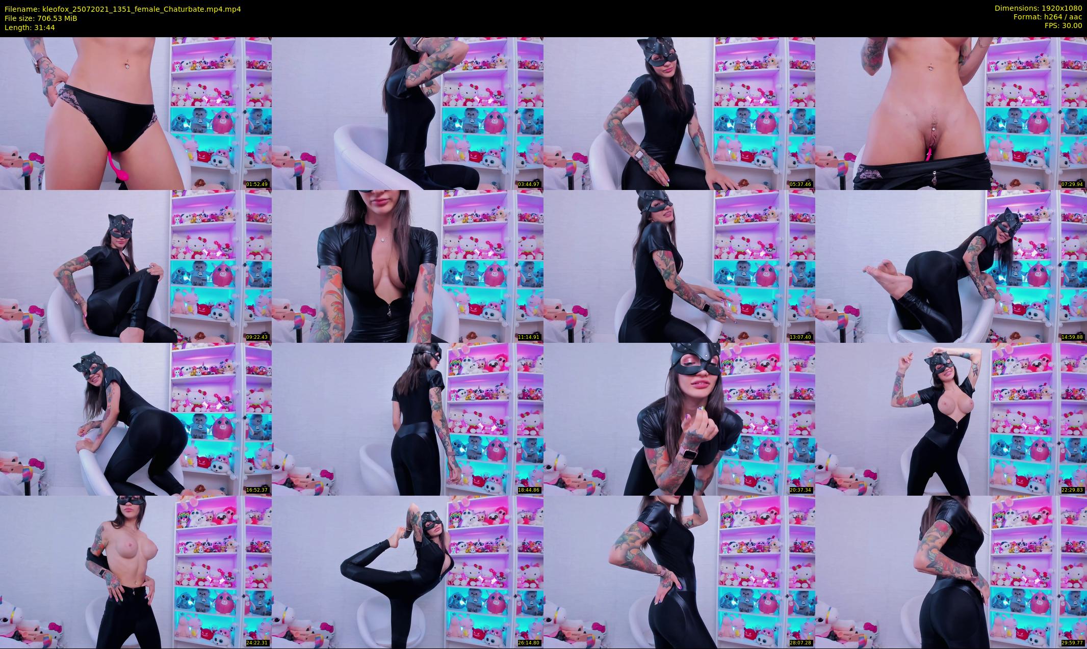 kleofox — 32 minute Chaturbate female cam show recording, 1080p, Jul 25, 2021