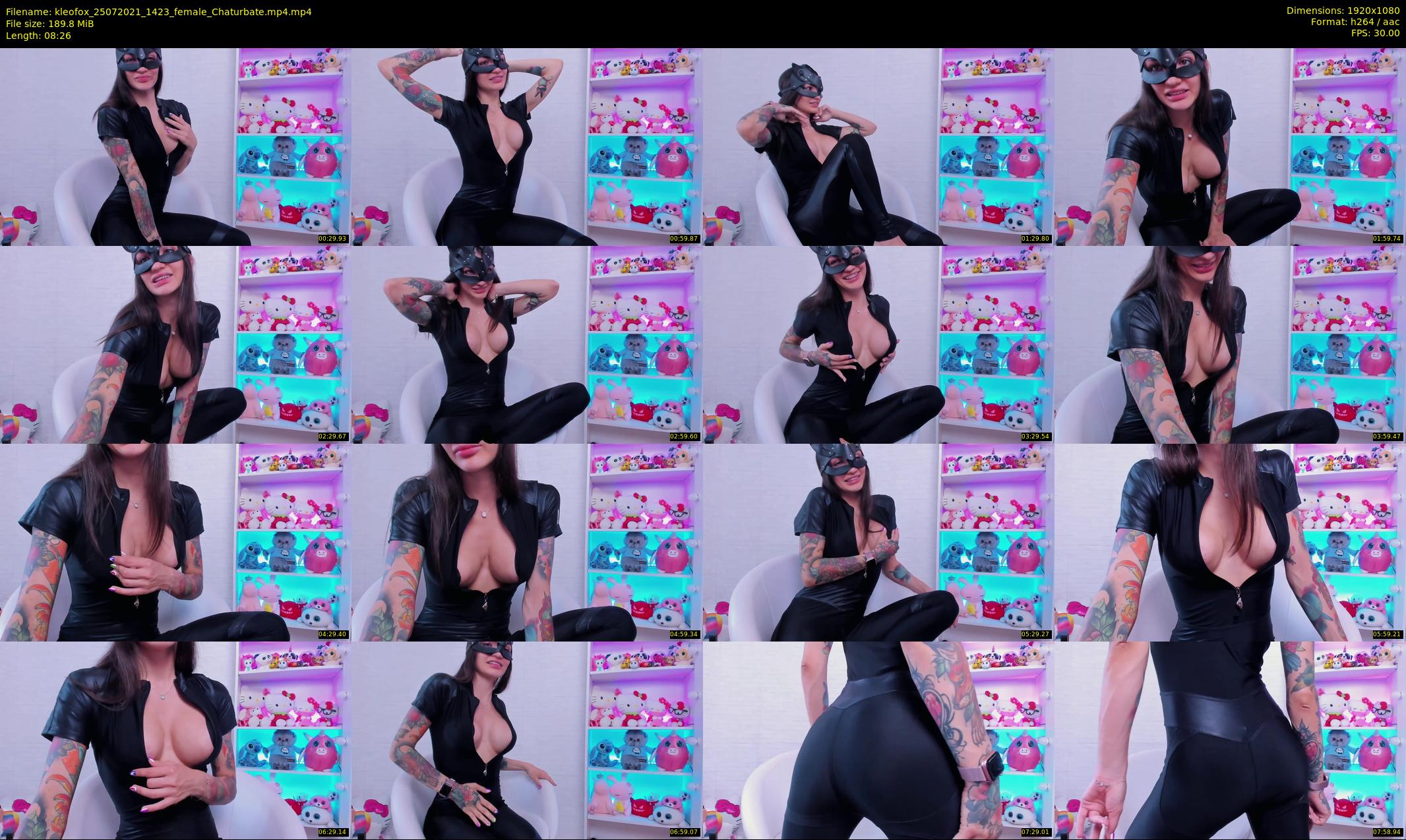 kleofox — 9 minute Chaturbate female cam show recording, 1080p, Jul 25, 2021