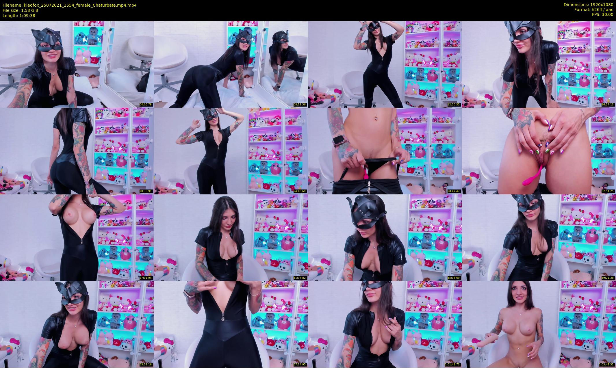 kleofox — 70 minute Chaturbate female cam show recording, 1080p, Jul 25, 2021