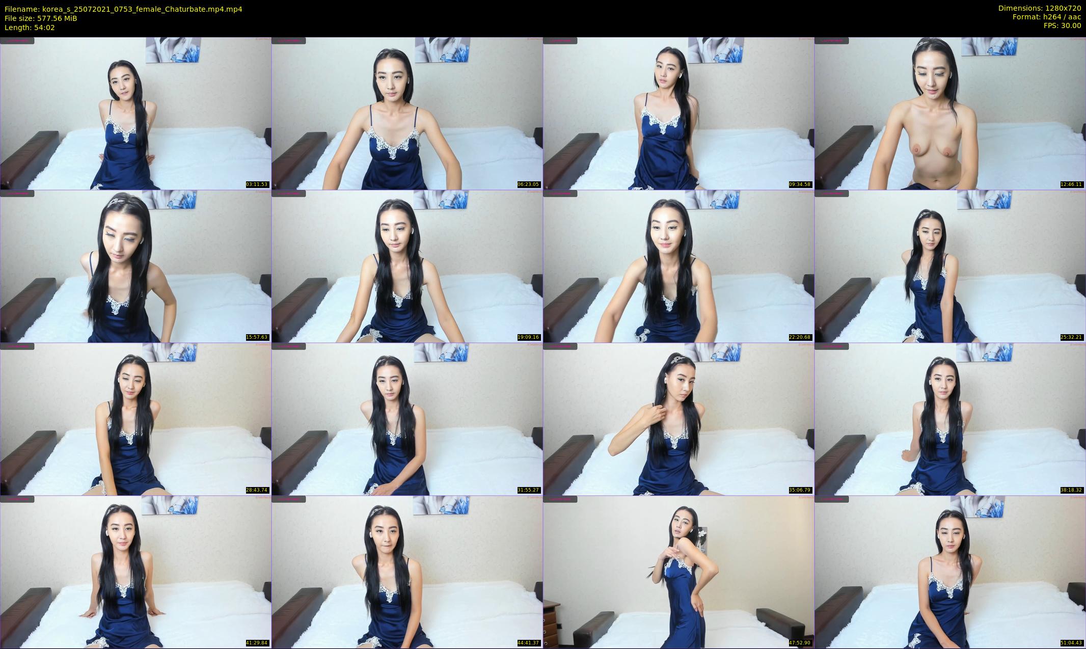 korea_s — 55 minute Chaturbate female cam show recording, 720p, Jul 25, 2021