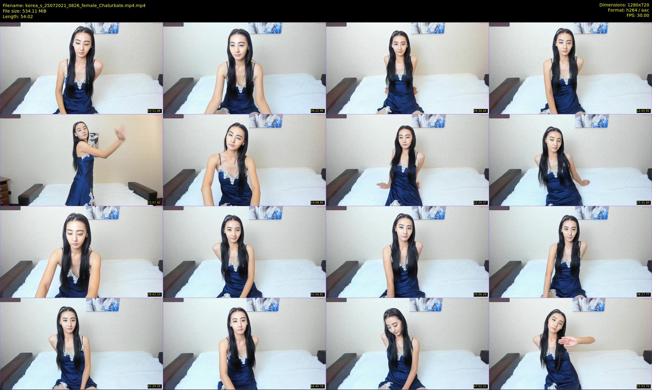 korea_s — 55 minute Chaturbate female cam show recording, 720p, Jul 25, 2021