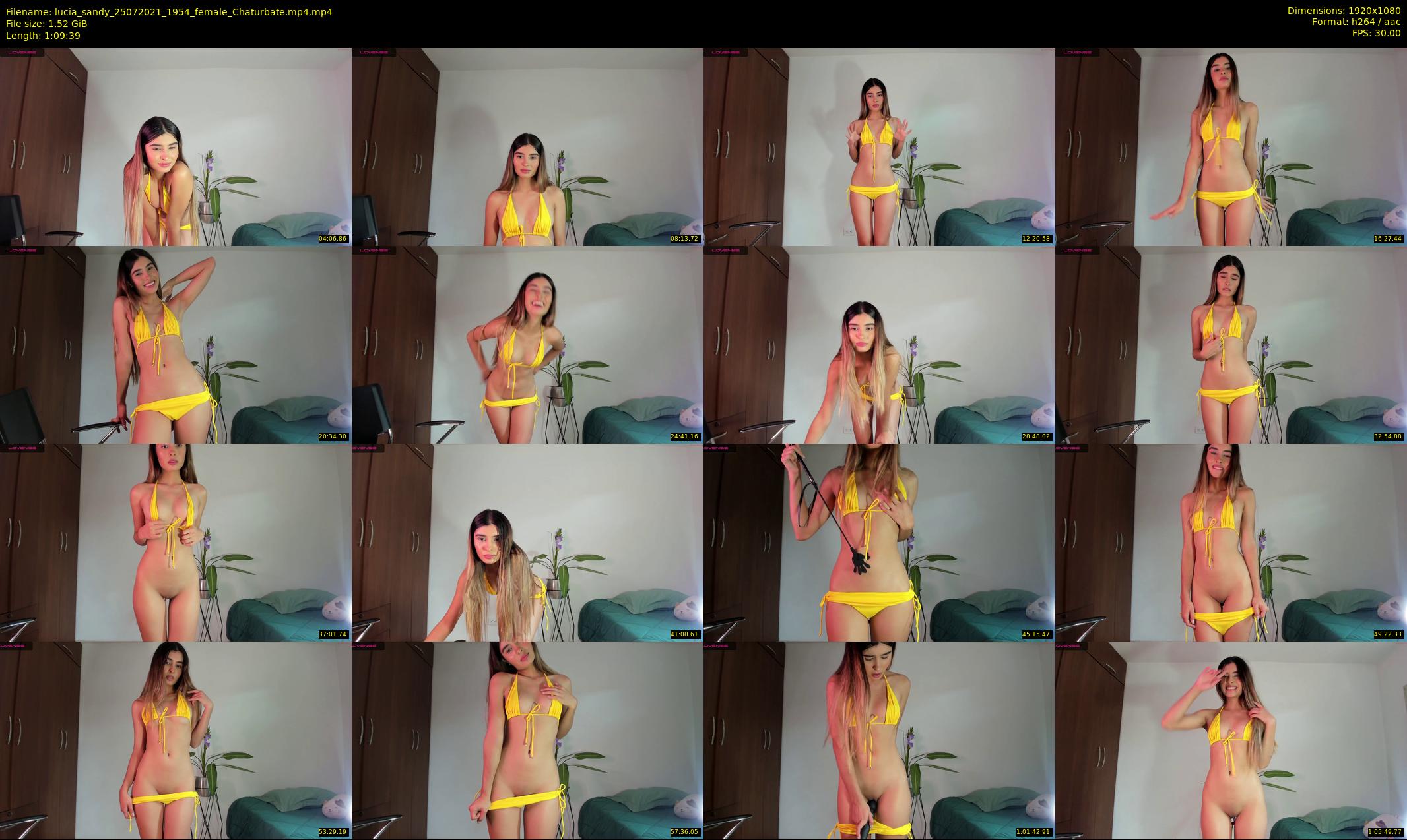 lucia_sandy — 70 minute Chaturbate female cam show recording, 1080p, Jul 25, 2021
