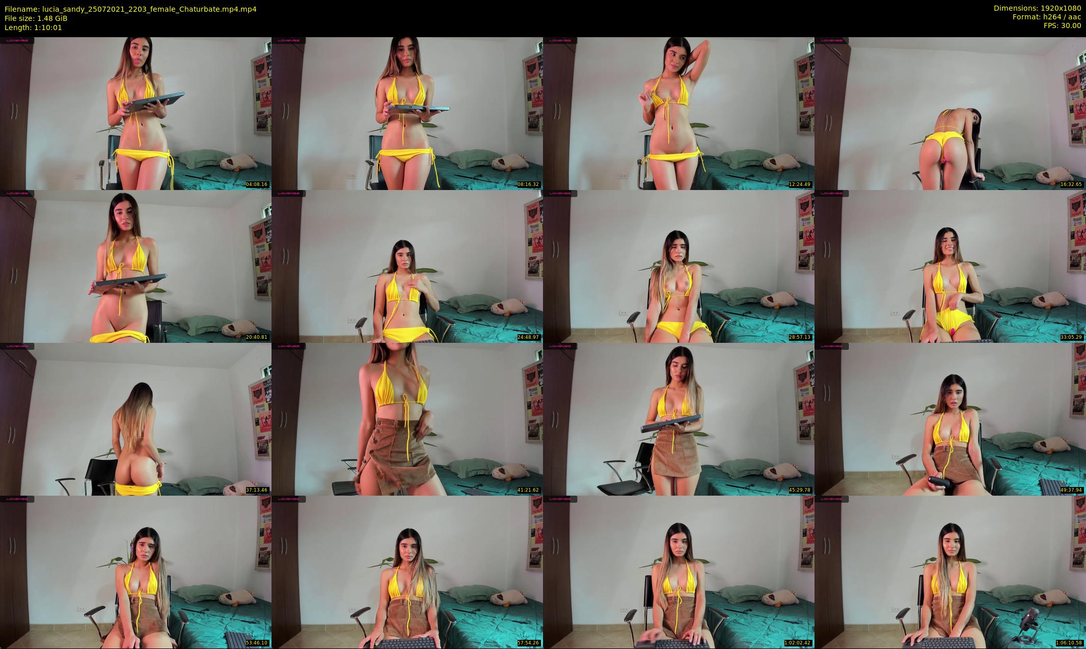 lucia_sandy — 71 minute Chaturbate female cam show recording, 1080p, Jul 25, 2021