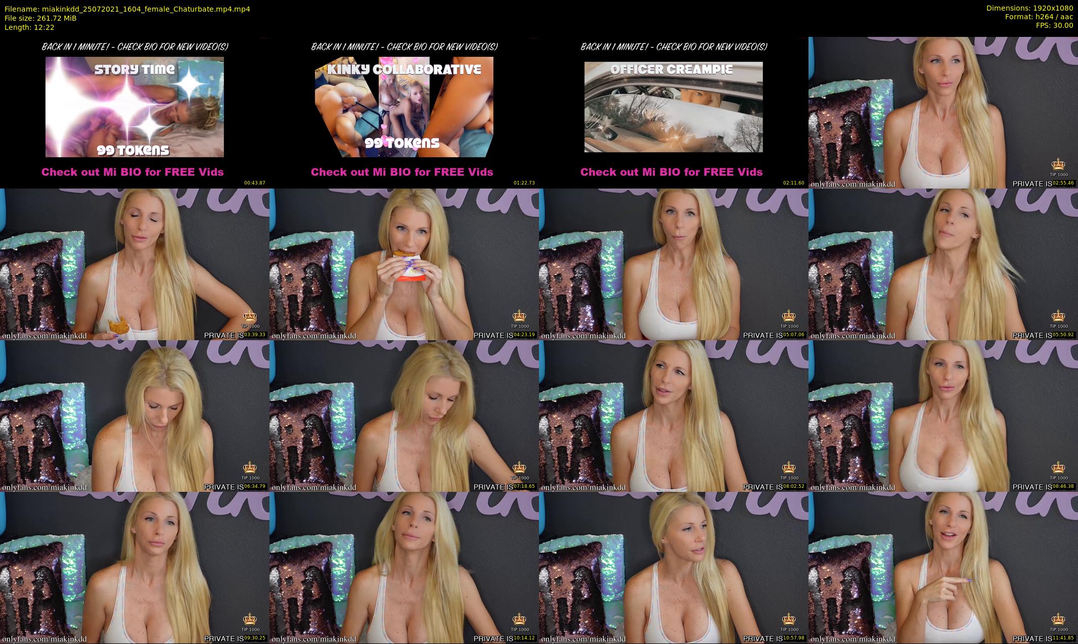 miakinkdd — 13 minute Chaturbate female cam show recording, 1080p, Jul 25, 2021
