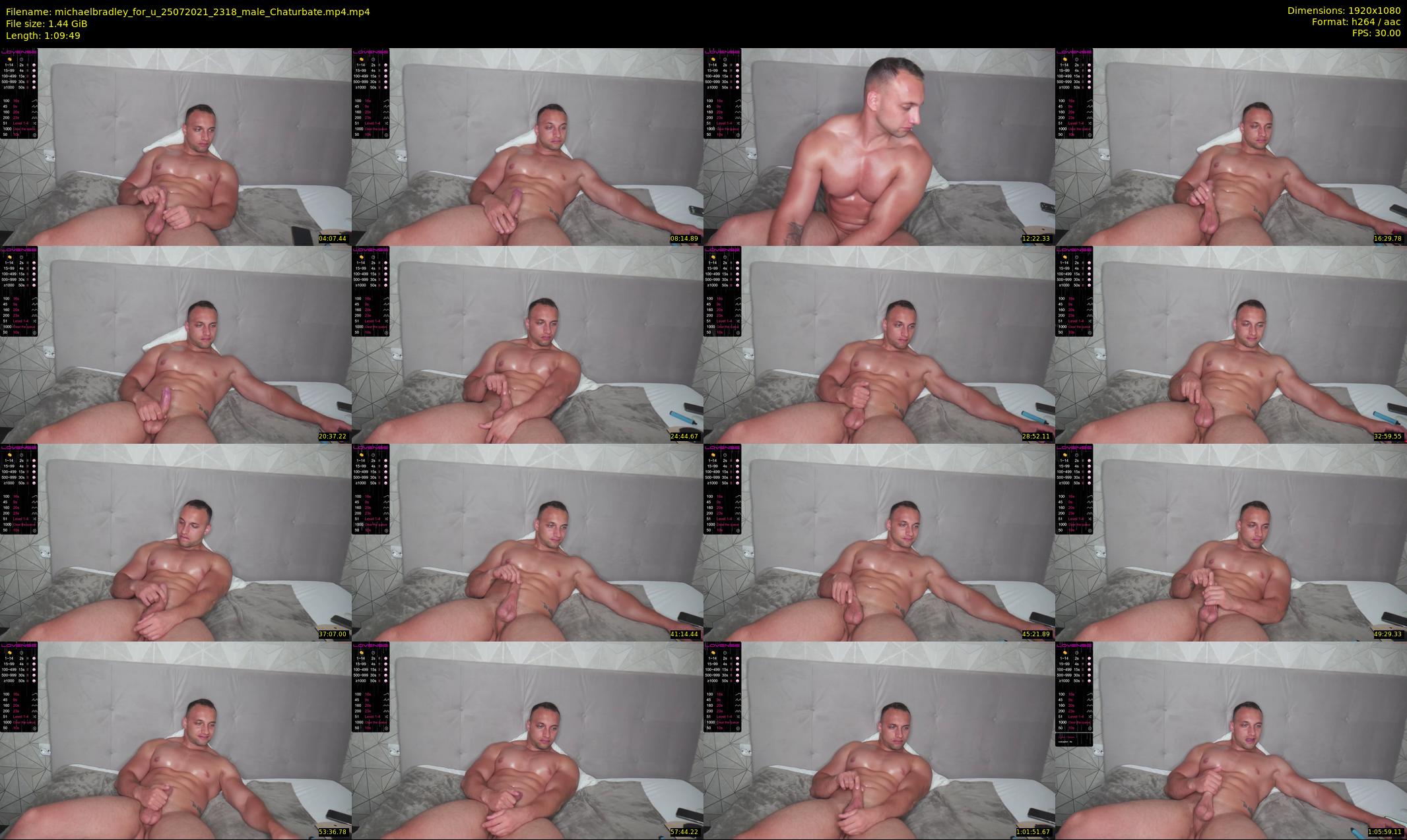 michaelbradley_for_u — 70 minute Chaturbate male cam show recording, 1080p, Jul 25, 2021