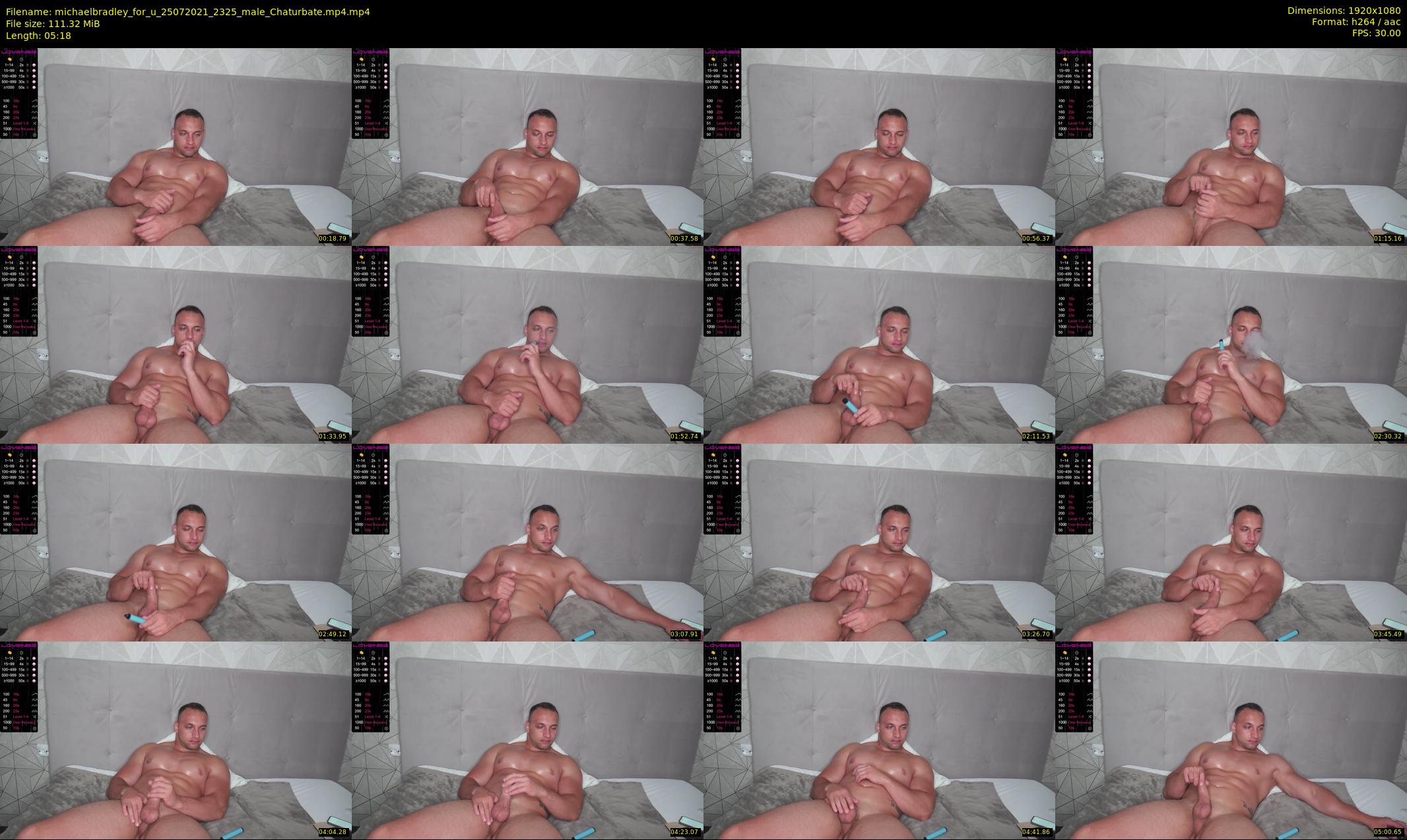 michaelbradley_for_u — 6 minute Chaturbate male cam show recording, 1080p, Jul 25, 2021