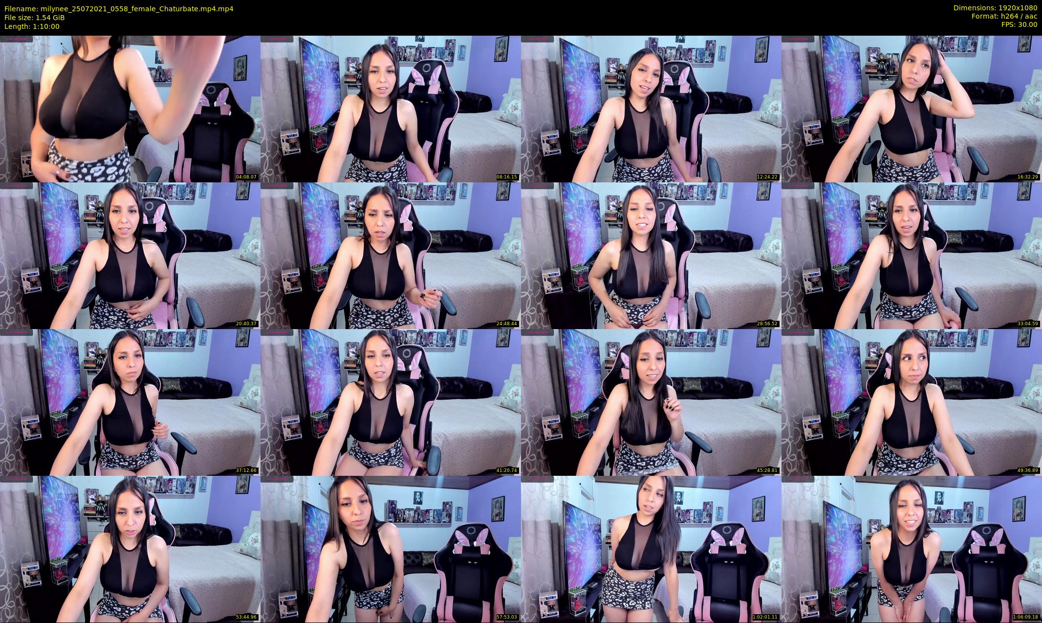 milynee — 70 minute Chaturbate female cam show recording, 1080p, Jul 25, 2021