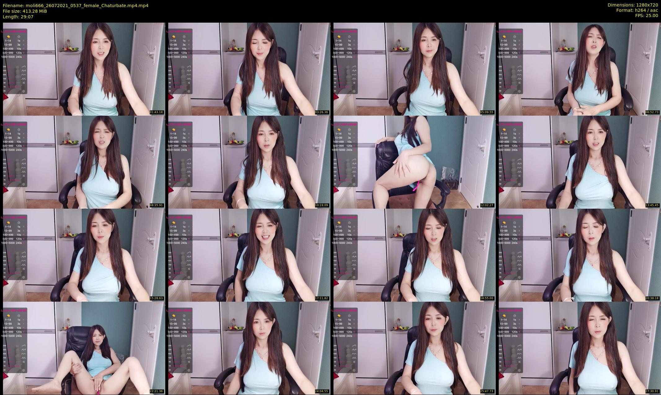 moli666 — 30 minute Chaturbate female cam show recording, 720p, Jul 26, 2021