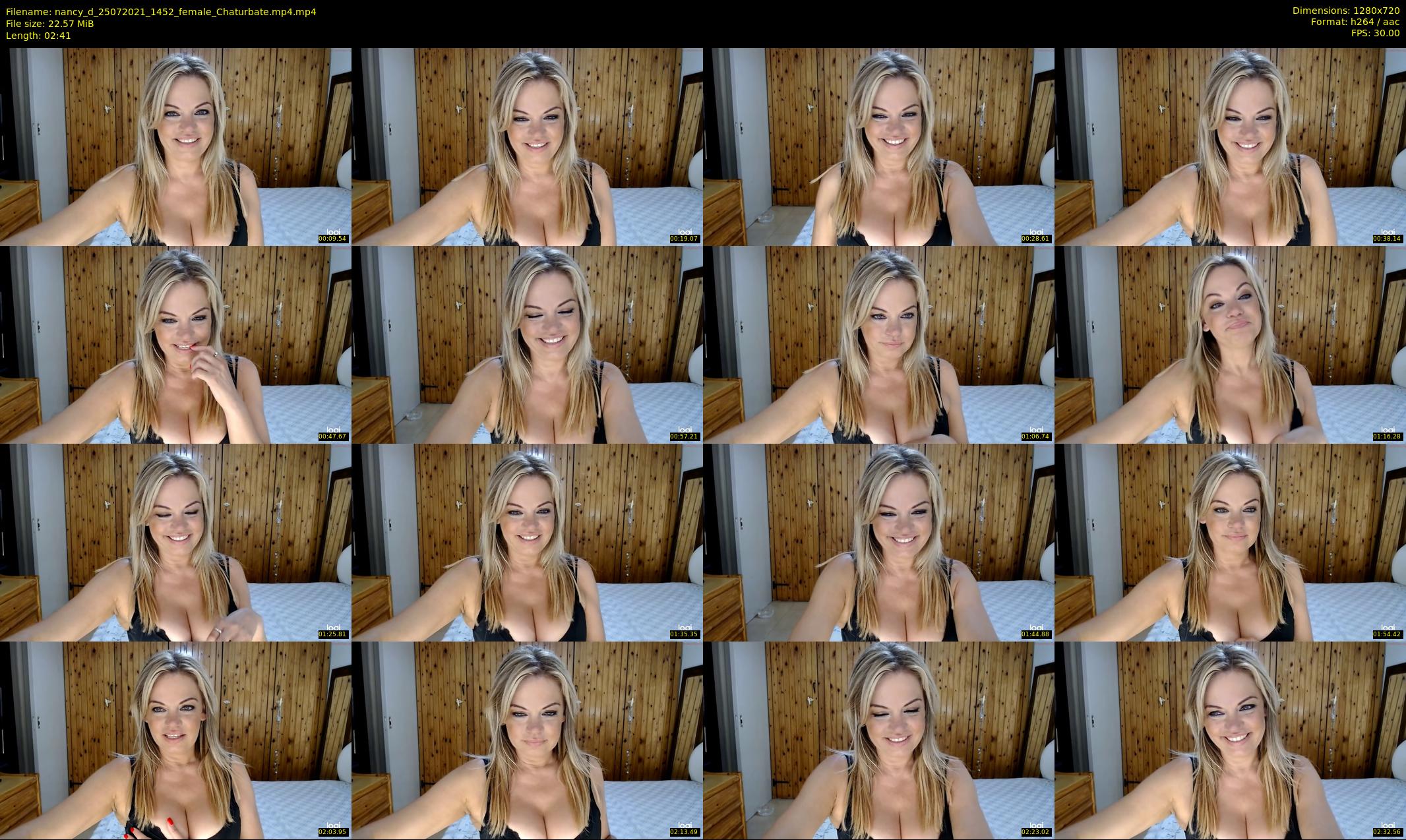 nancy_d — 3 minute Chaturbate female cam show recording, 720p, Jul 25, 2021