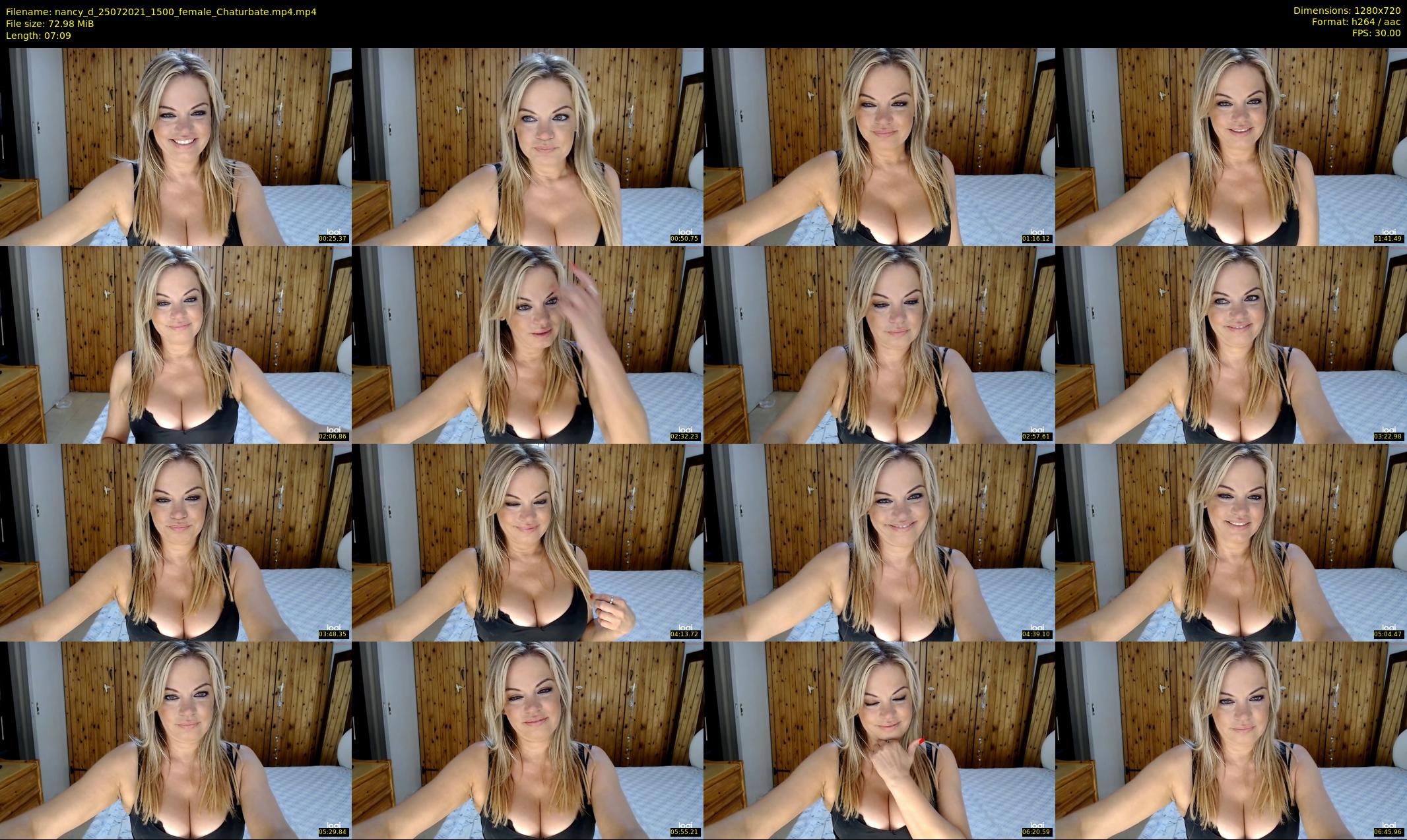 nancy_d — 8 minute Chaturbate female cam show recording, 720p, Jul 25, 2021