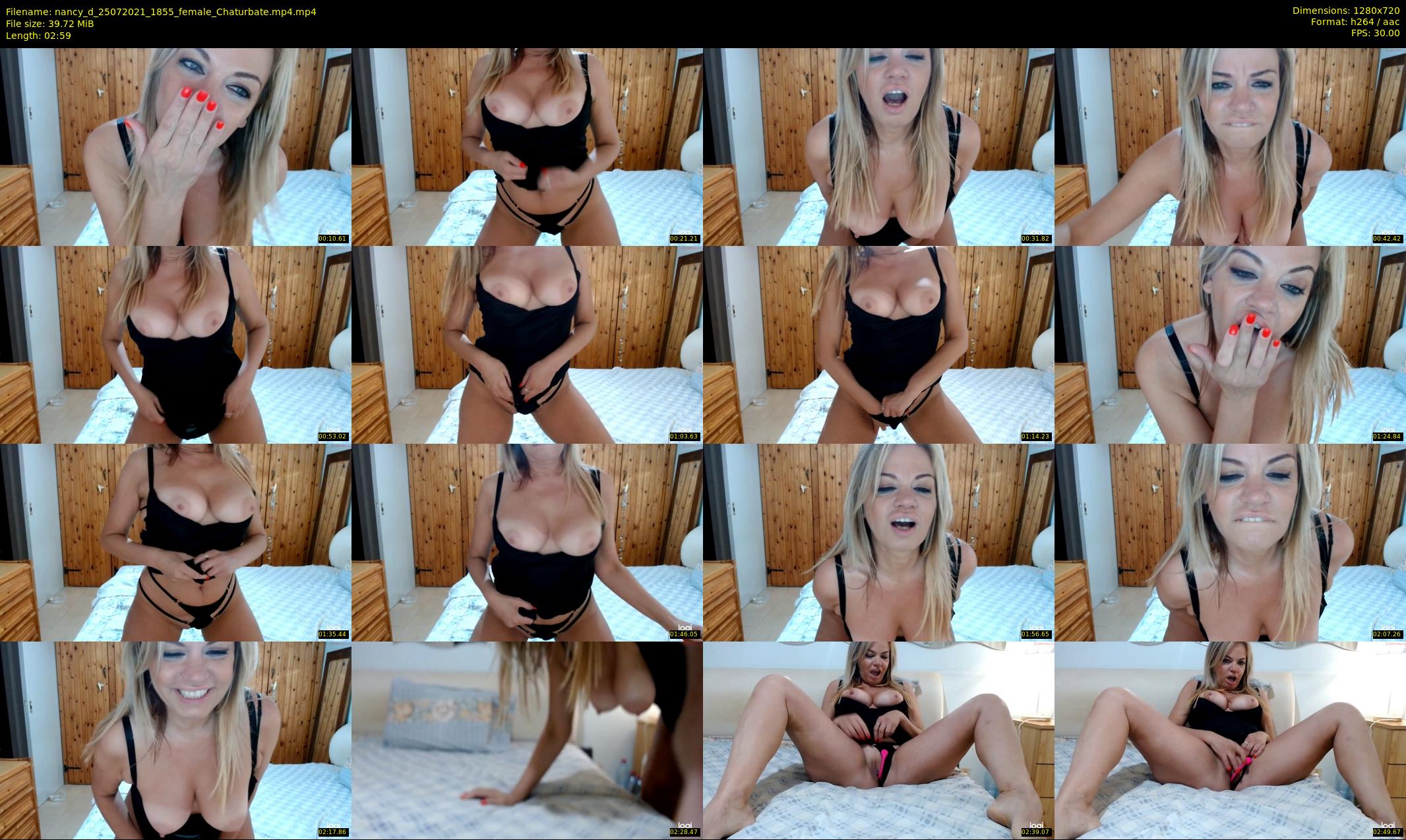 nancy_d — 3 minute Chaturbate female cam show recording, 720p, Jul 25, 2021