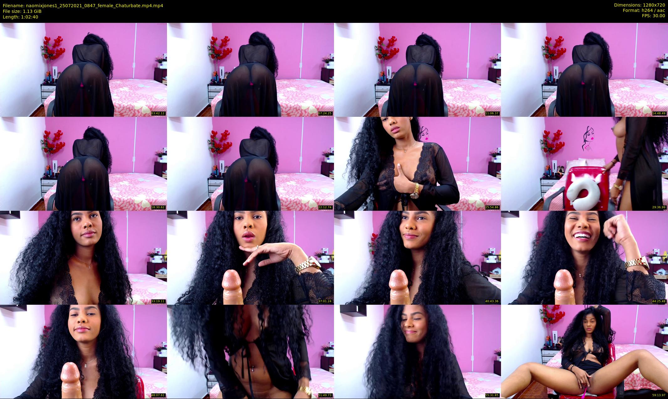 naomixjones1 — 63 minute Chaturbate female cam show recording, 720p, Jul 25, 2021