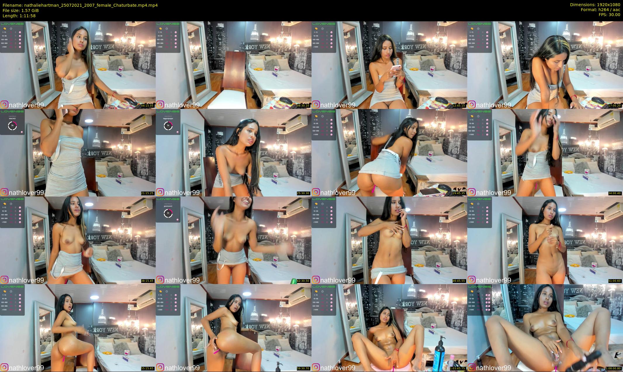 nathaliehartman — 72 minute Chaturbate female cam show recording, 1080p, Jul 25, 2021