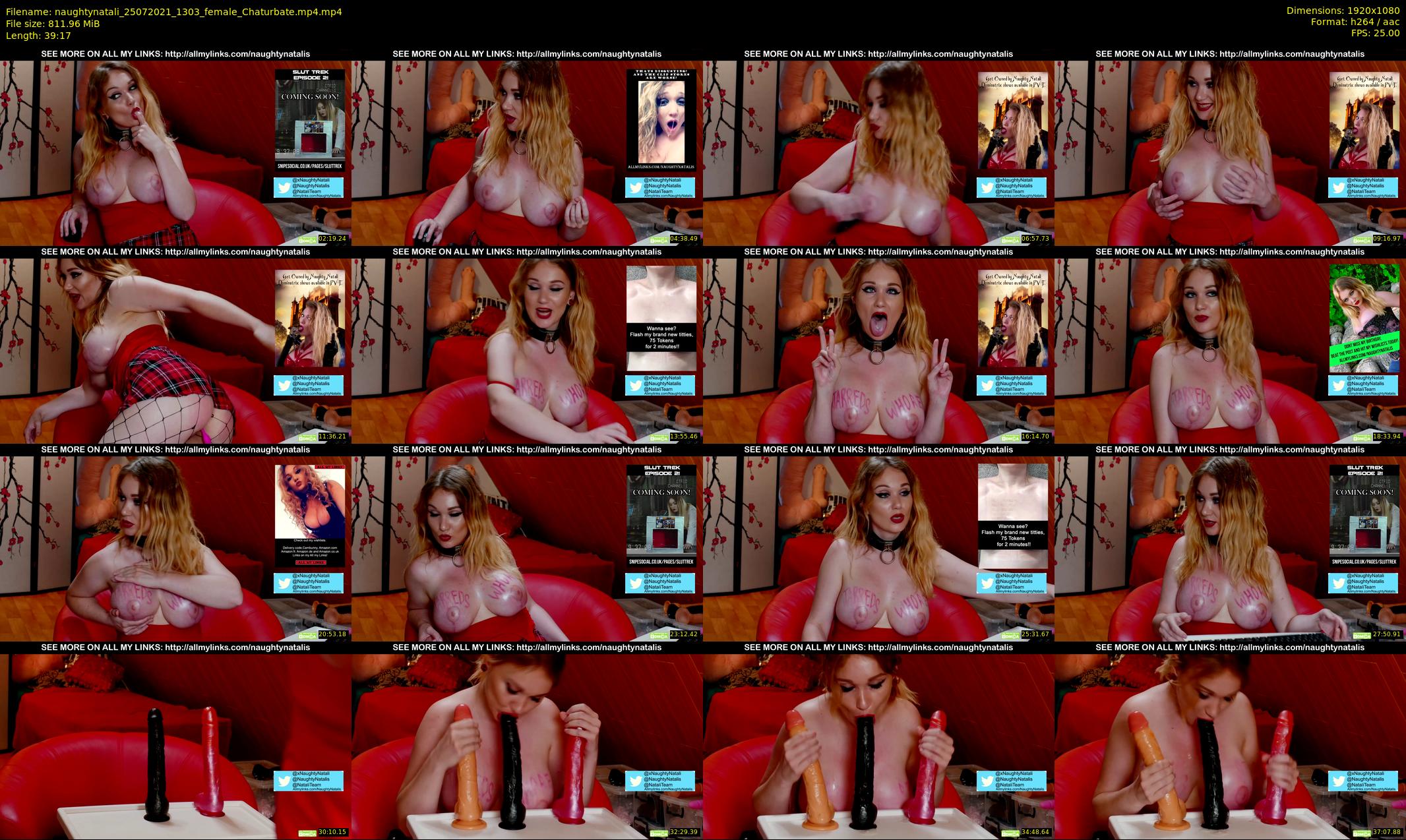 naughtynatali — 40 minute Chaturbate female cam show recording, 1080p, Jul 25, 2021