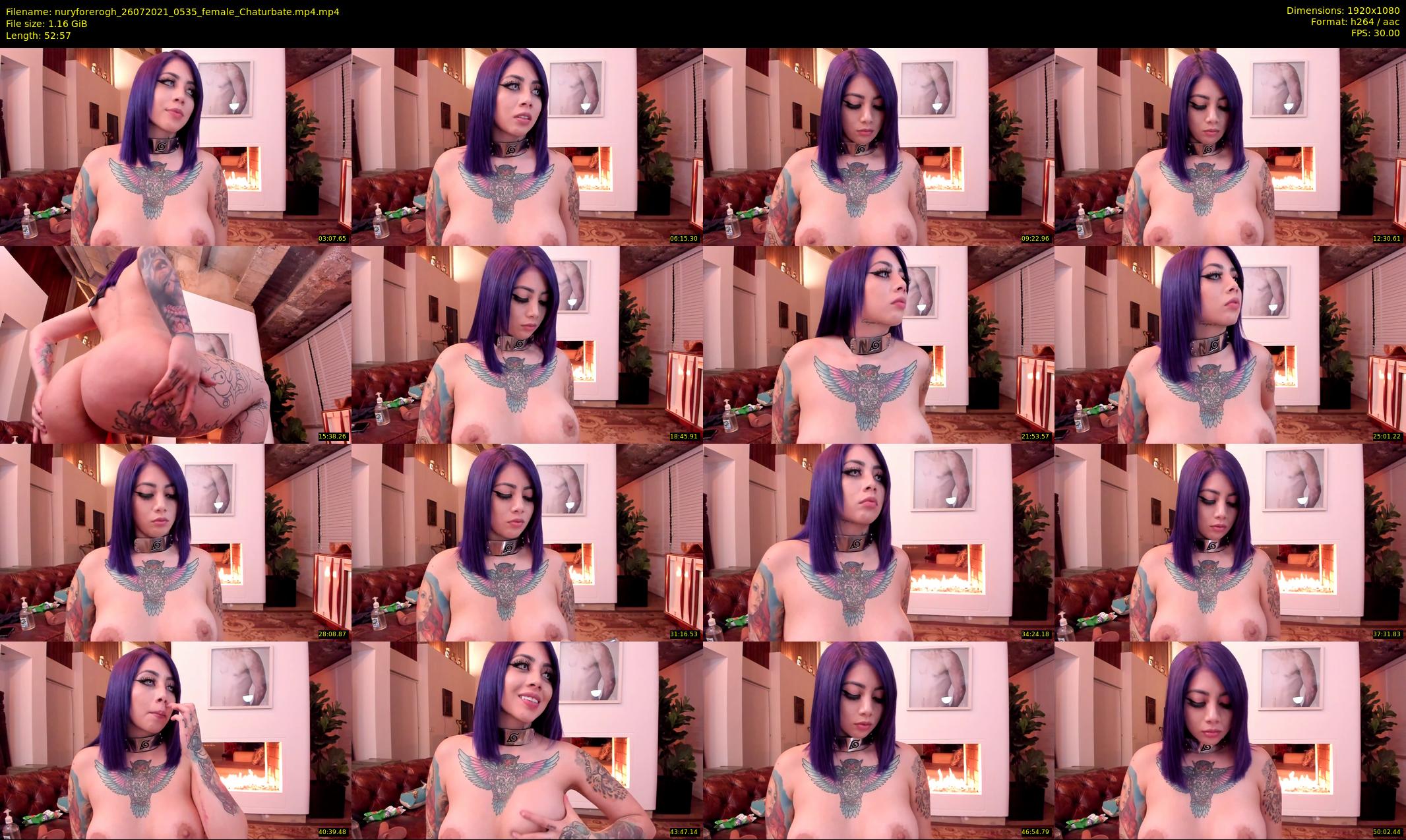 nuryforerogh — 53 minute Chaturbate female cam show recording, 1080p, Jul 26, 2021