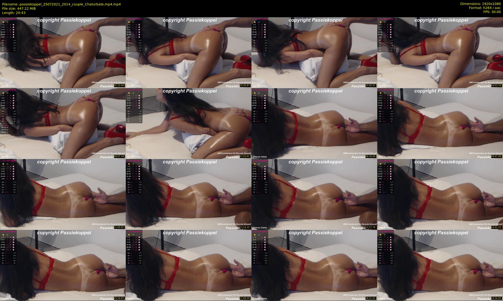 passiekoppel — 21 minute Chaturbate couple cam show recording, 1080p, Jul 25, 2021