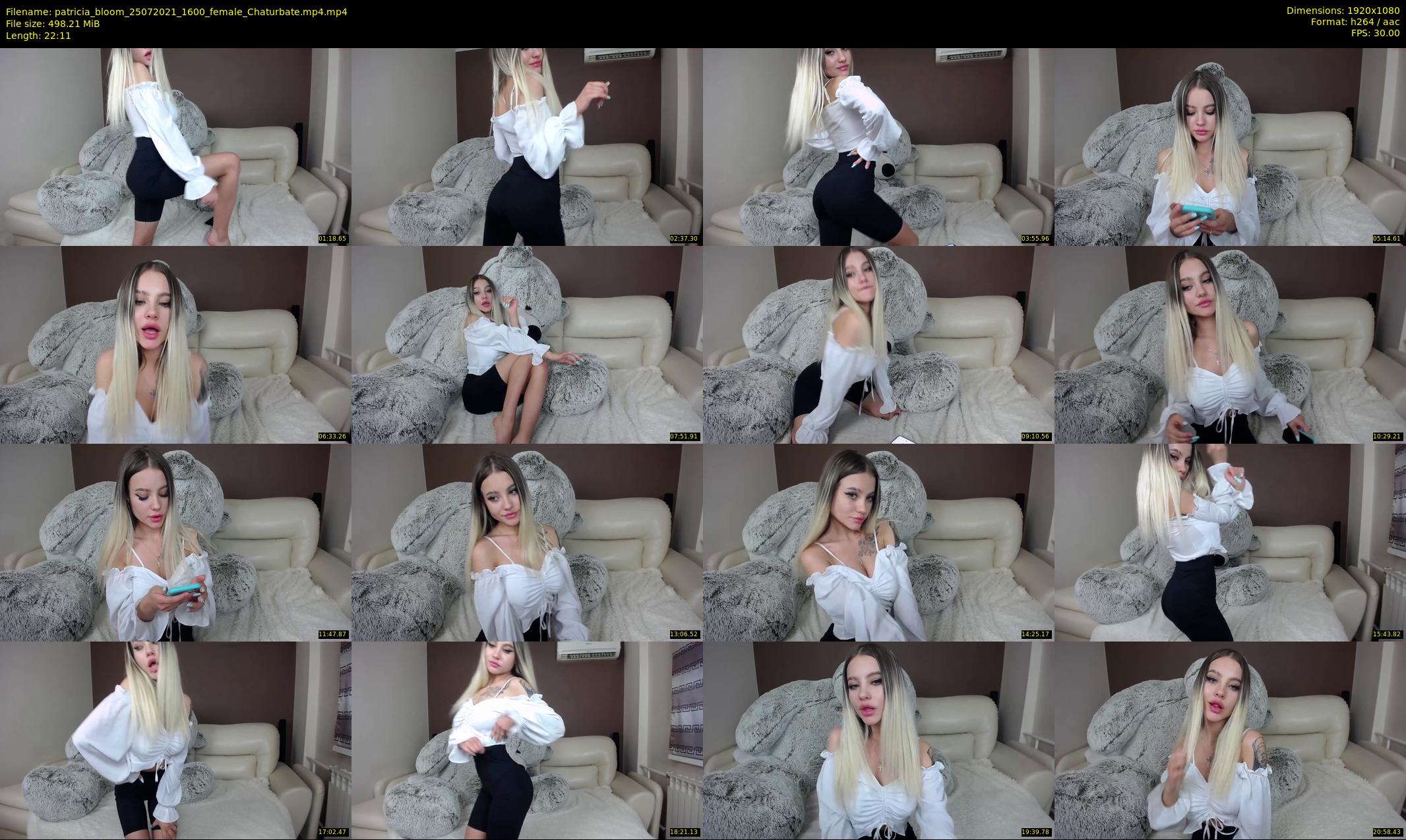 patricia_bloom — 23 minute Chaturbate female cam show recording, 1080p, Jul 25, 2021