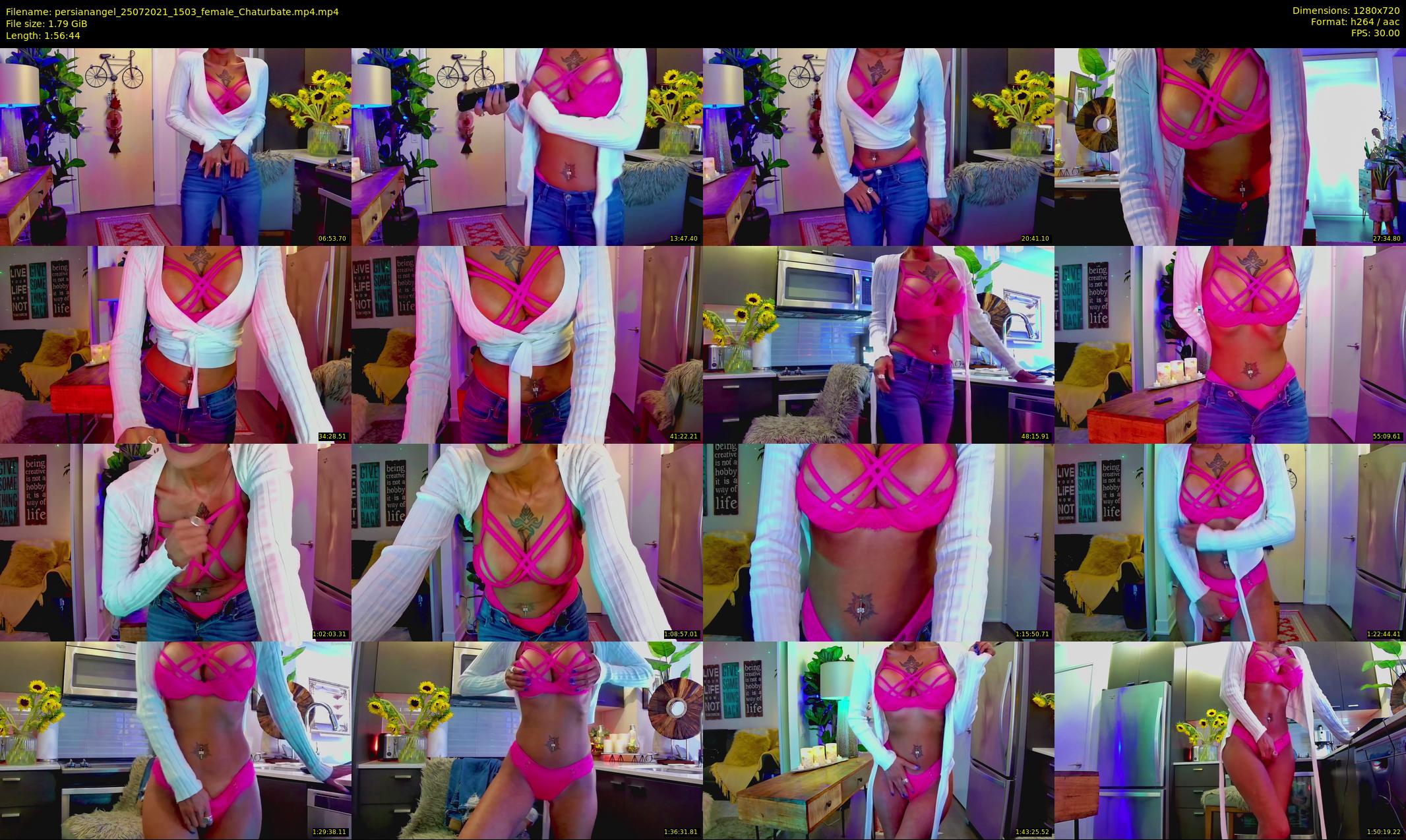 persianangel — 117 minute Chaturbate female cam show recording, 720p, Jul 25, 2021