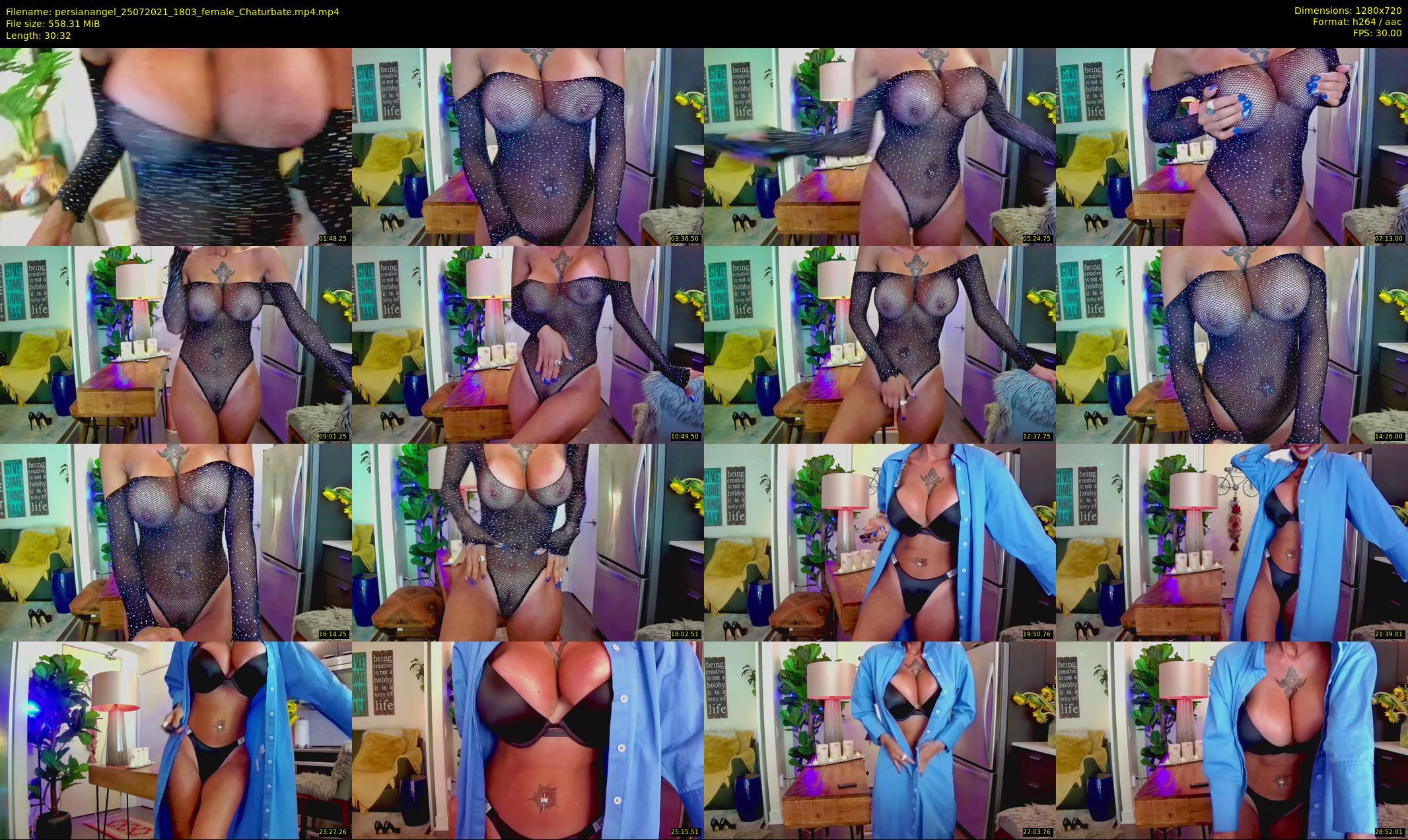 persianangel — 31 minute Chaturbate female cam show recording, 720p, Jul 25, 2021