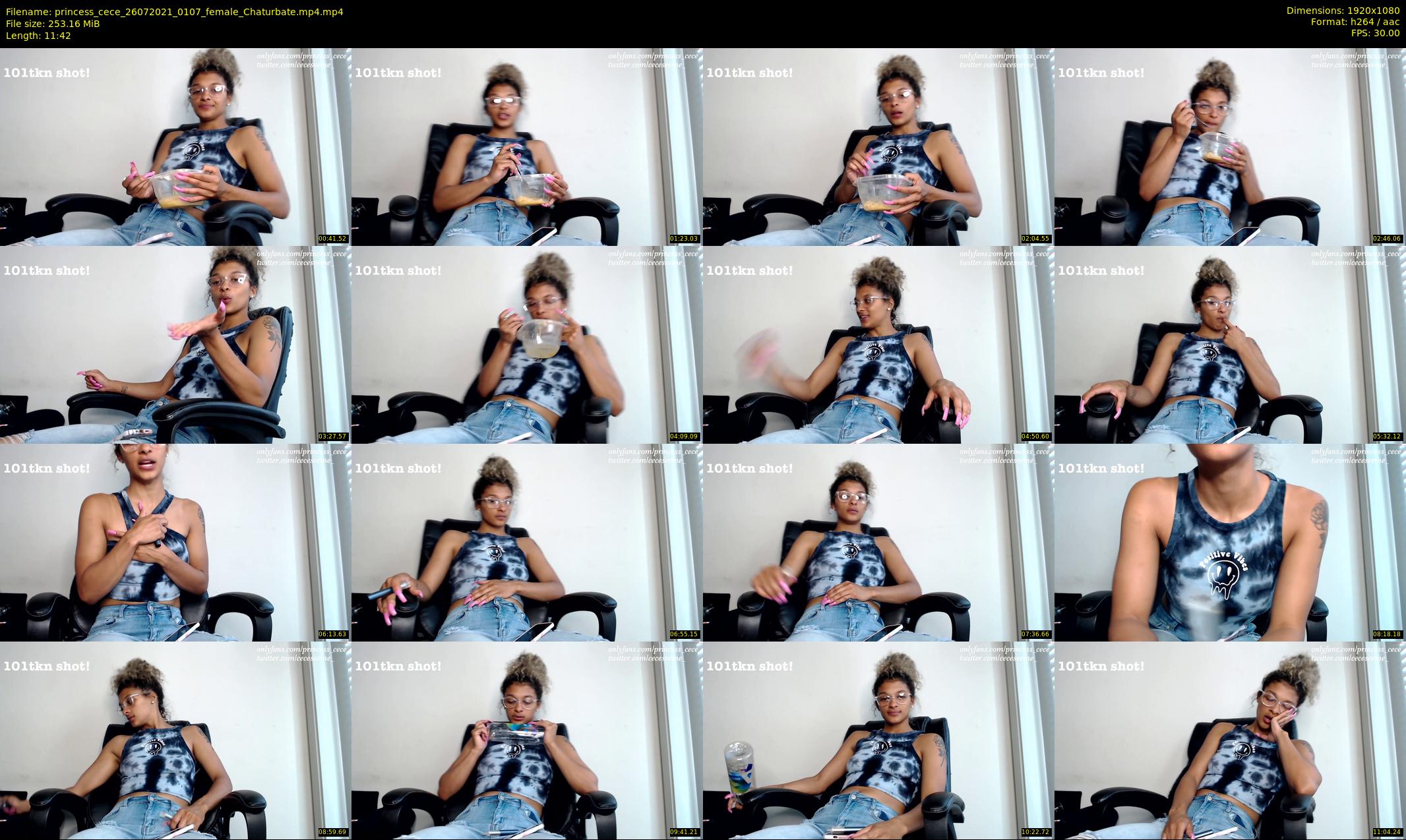 princess_cece — 12 minute Chaturbate female cam show recording, 1080p, Jul 26, 2021