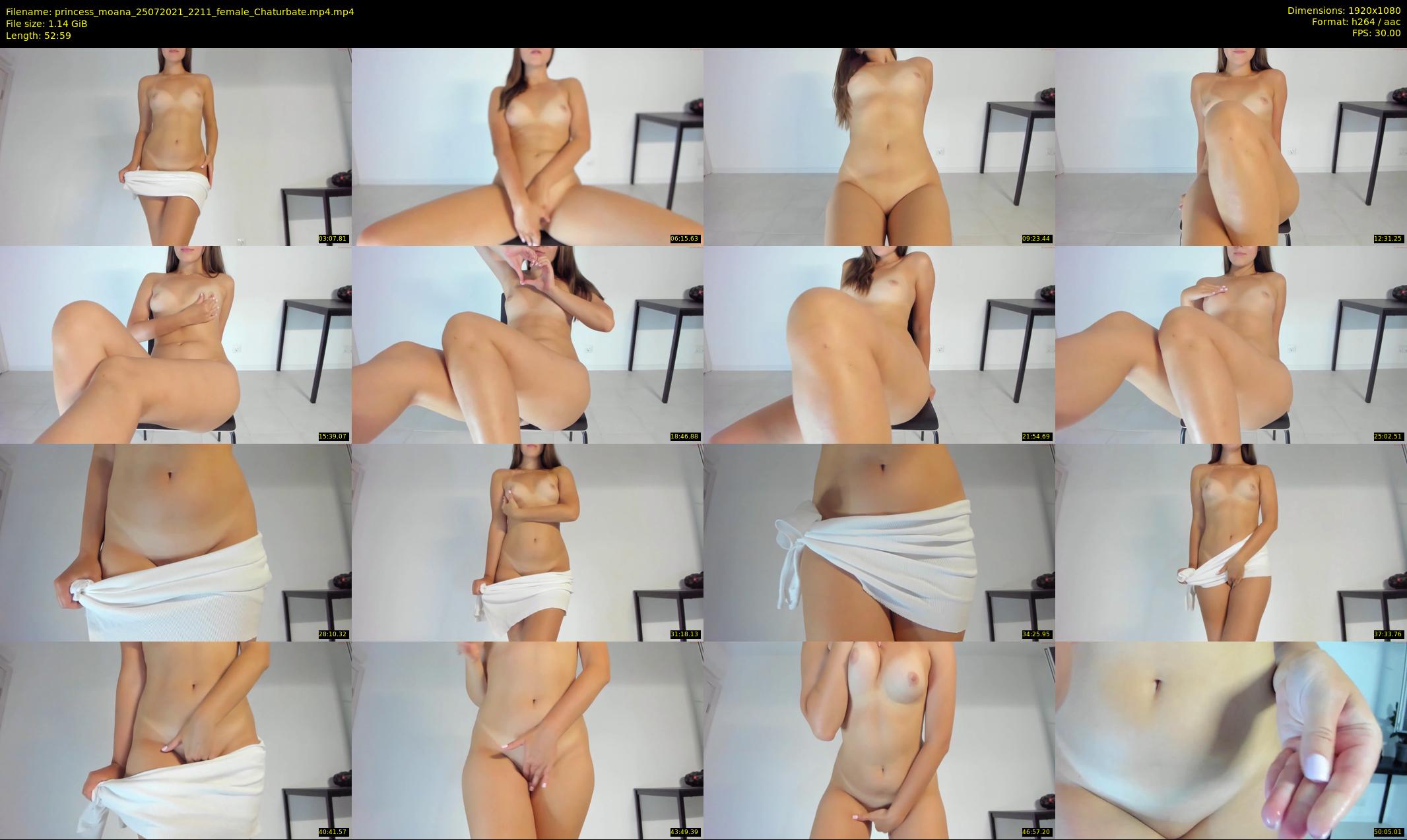 princess_moana — 53 minute Chaturbate female cam show recording, 1080p, Jul 25, 2021