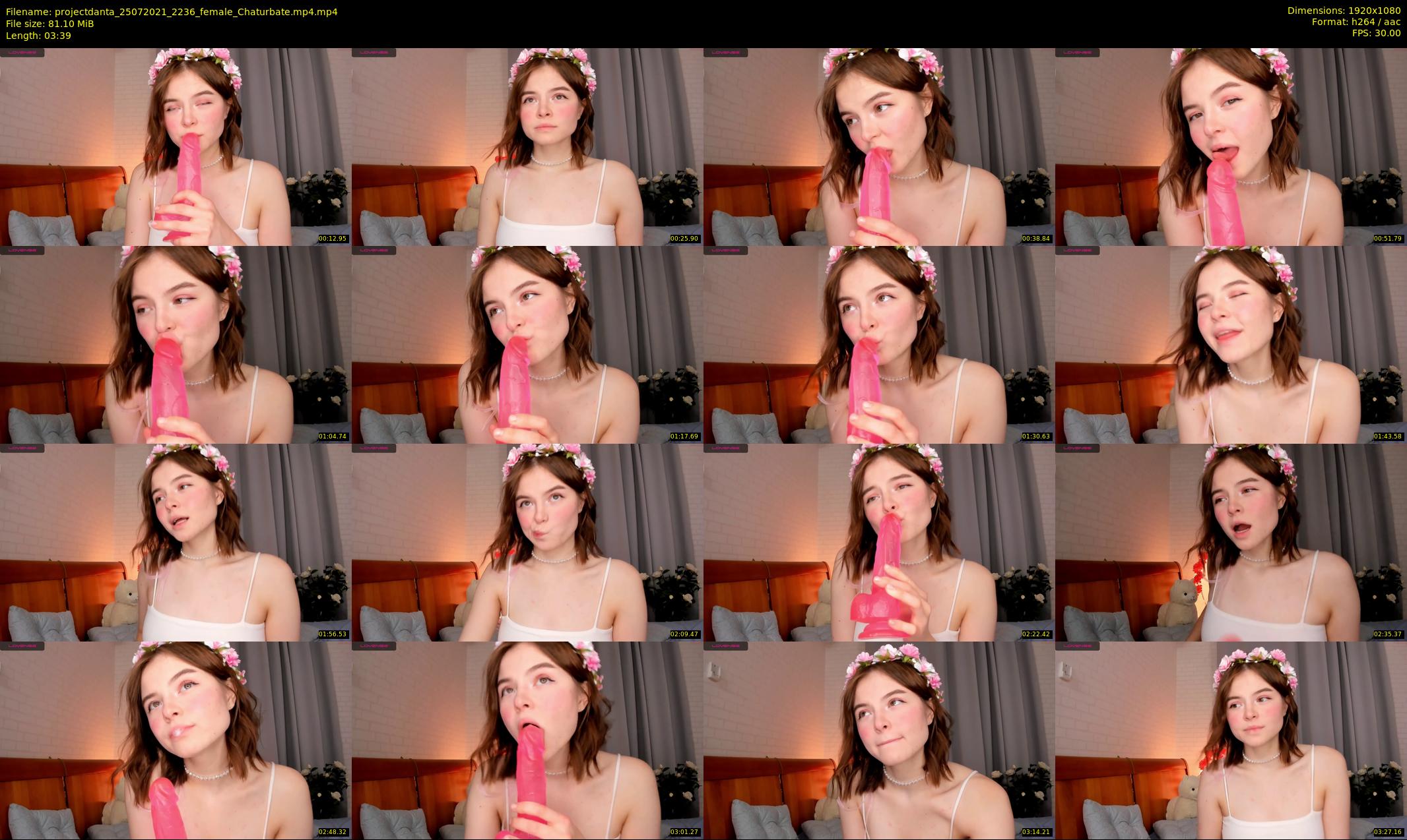 projectdanta — 4 minute Chaturbate female cam show recording, 1080p, Jul 25, 2021