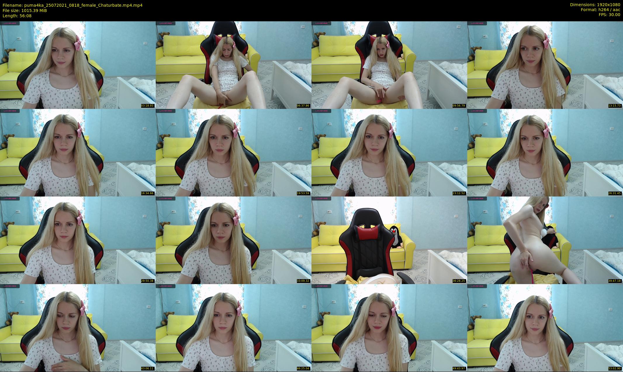 puma4ka — 57 minute Chaturbate female cam show recording, 1080p, Jul 25, 2021