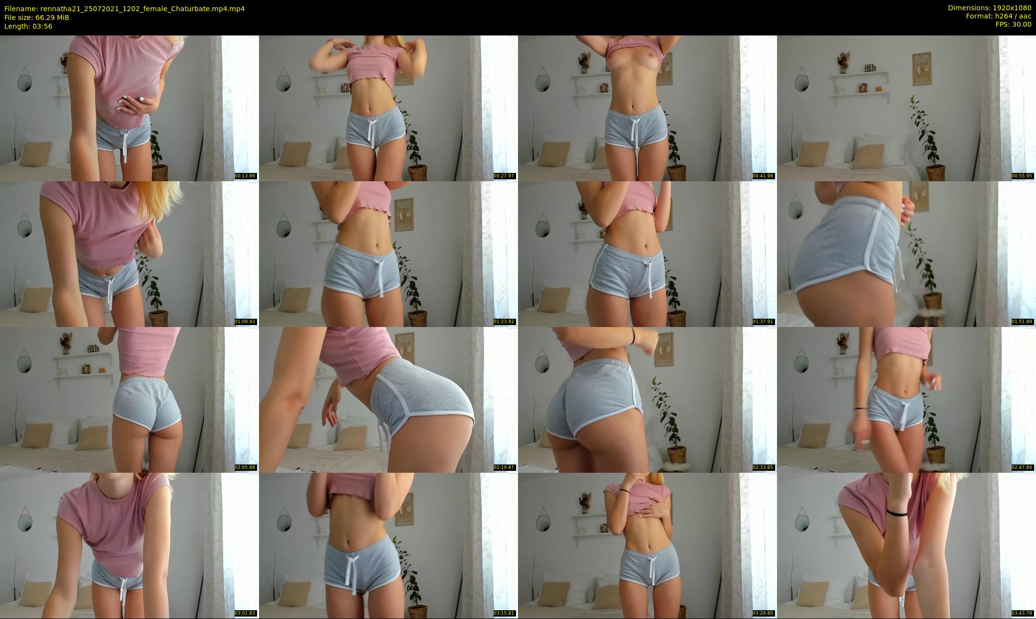 rennatha21 — 4 minute Chaturbate female cam show recording, 1080p, Jul 25, 2021