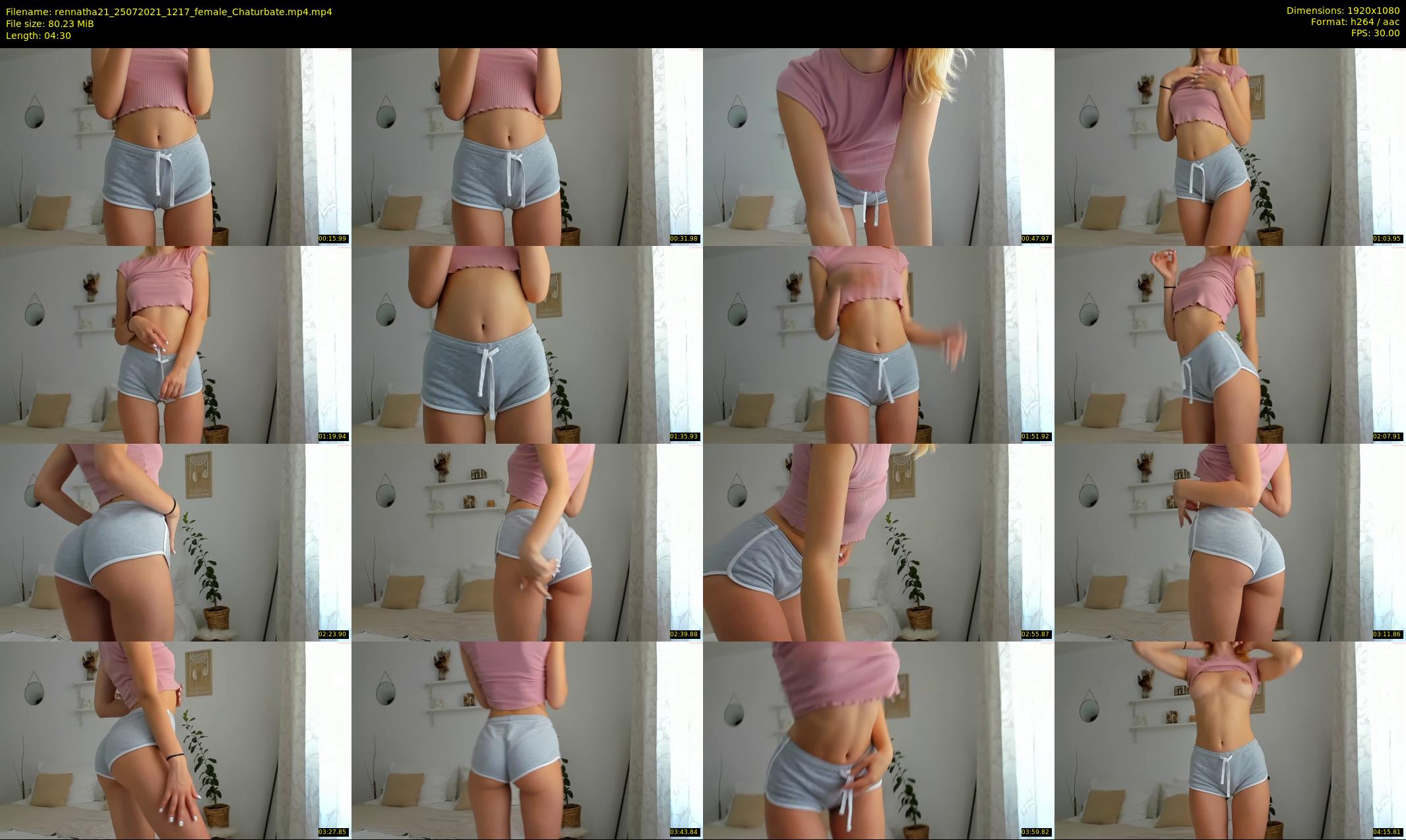 rennatha21 — 5 minute Chaturbate female cam show recording, 1080p, Jul 25, 2021