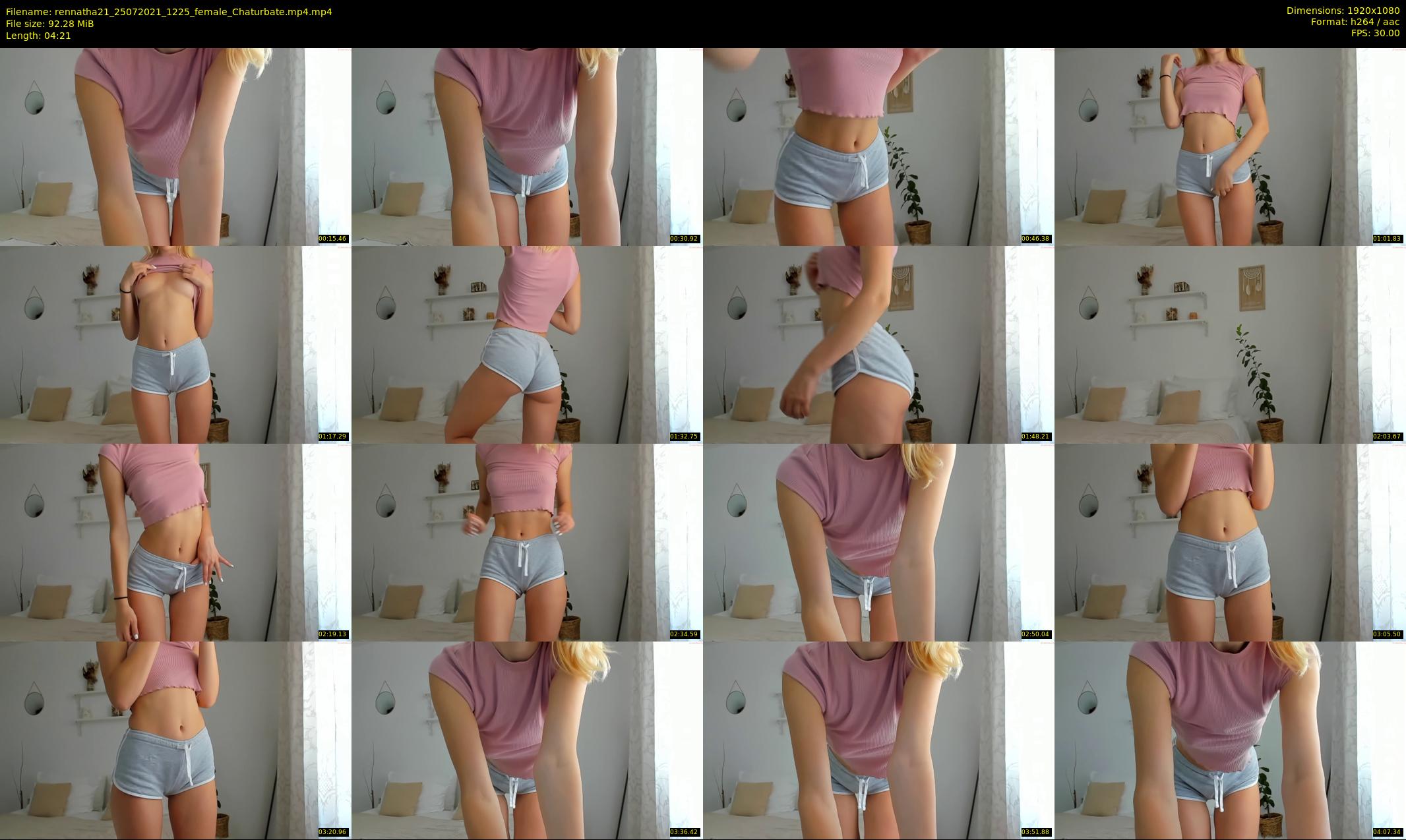 rennatha21 — 5 minute Chaturbate female cam show recording, 1080p, Jul 25, 2021