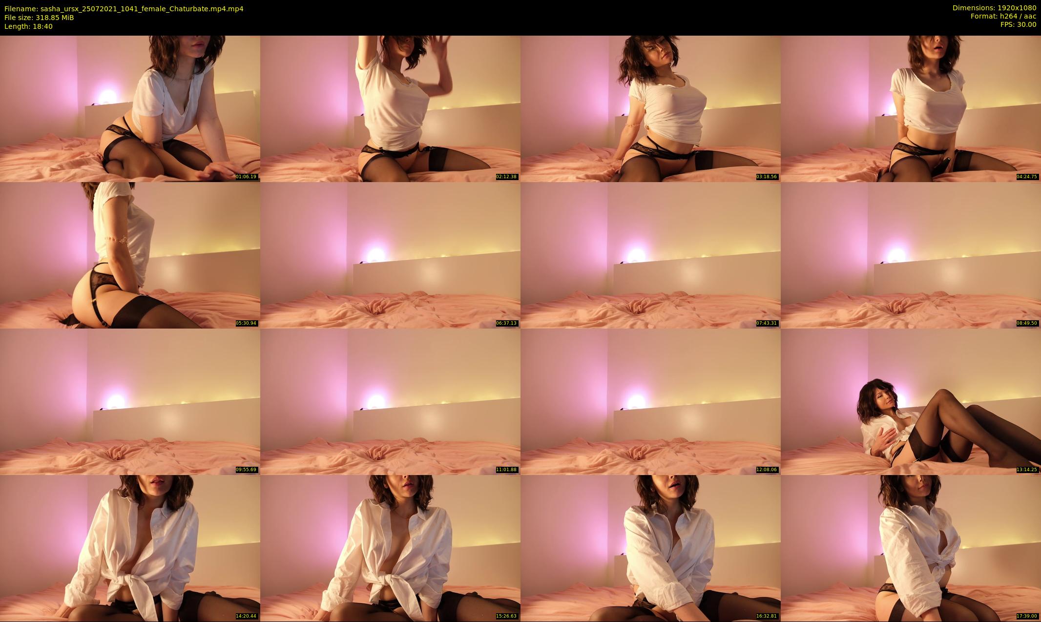 sasha_ursx — 19 minute Chaturbate female cam show recording, 1080p, Jul 25, 2021