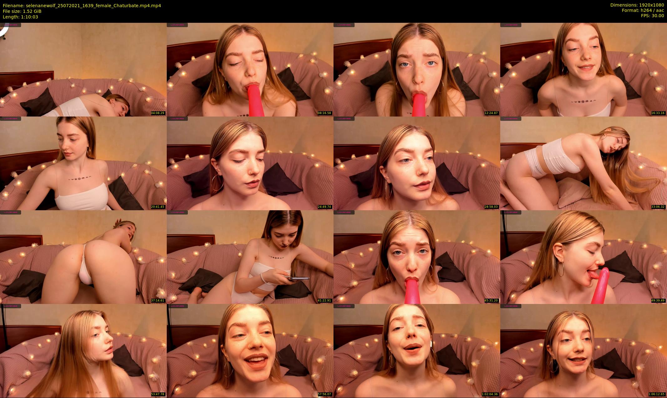 selenanewolf — 71 minute Chaturbate couple cam show recording, 1080p, Jul 25, 2021
