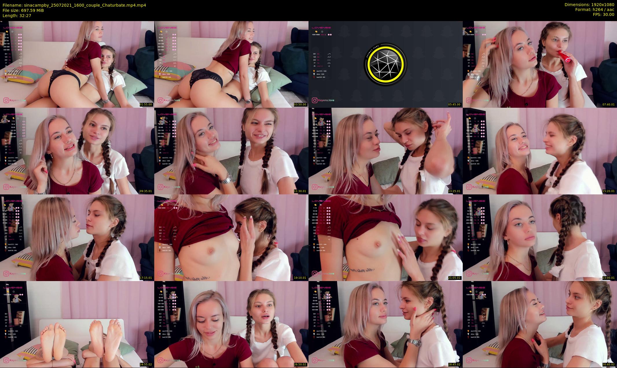 sinacampby — 33 minute Chaturbate couple cam show recording, 1080p, Jul 25, 2021