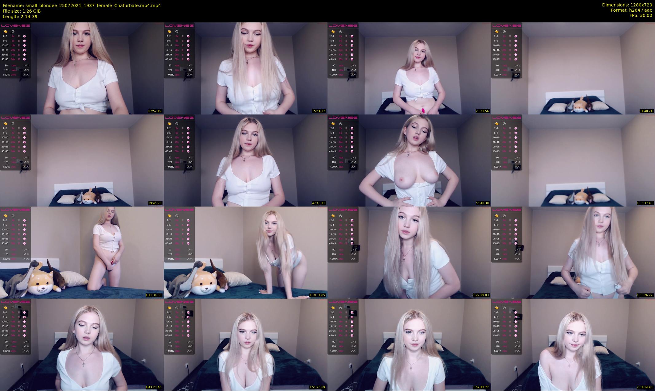 small_blondee — 135 minute Chaturbate female cam show recording, 720p, Jul 25, 2021